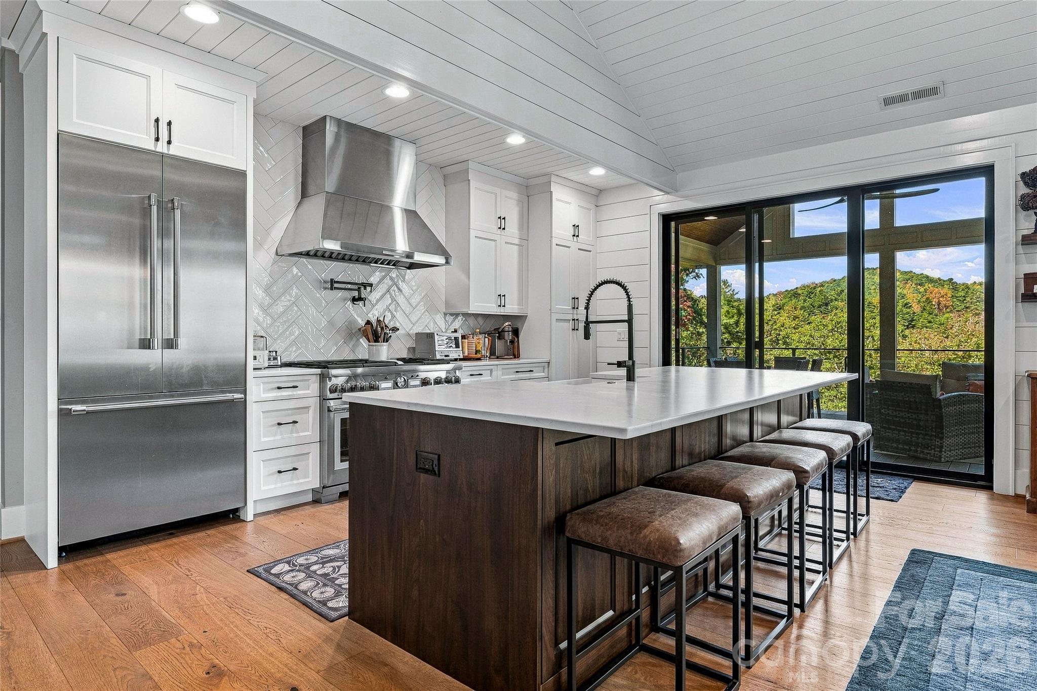 Kitchen with Thermador appliances - 108 Wolf Shoals Drive, Hendersonville