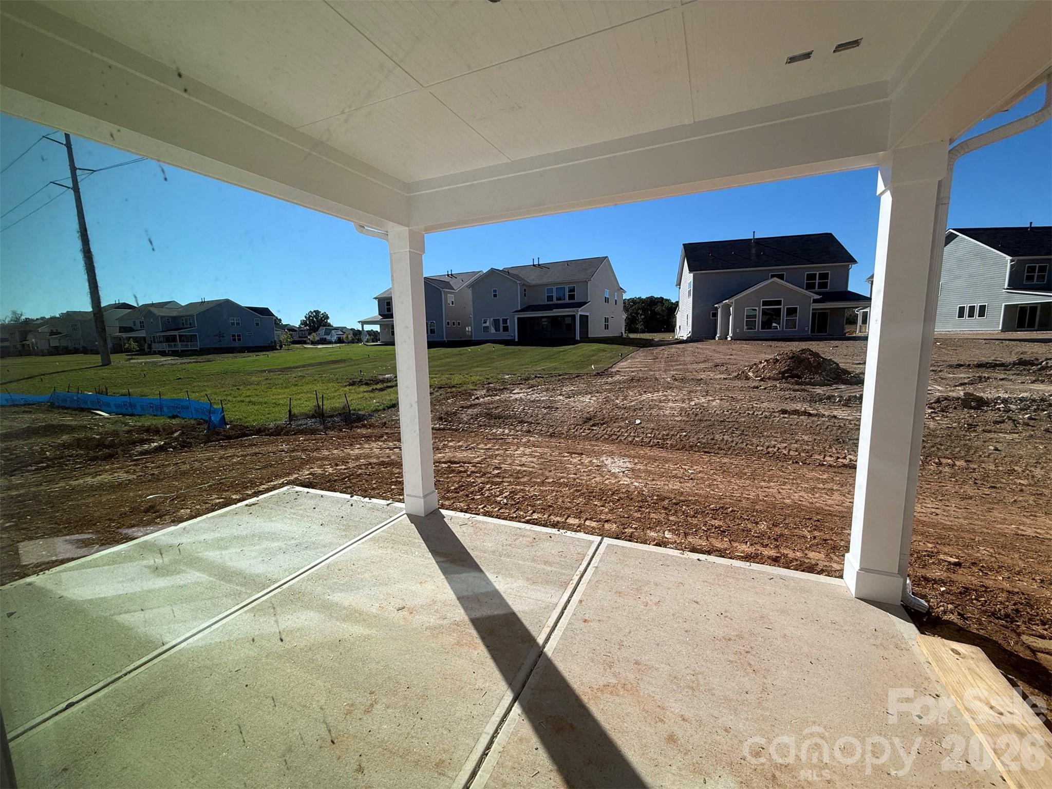 Rear Covered Patio - 1680 Tabby Drive, Indian Trail