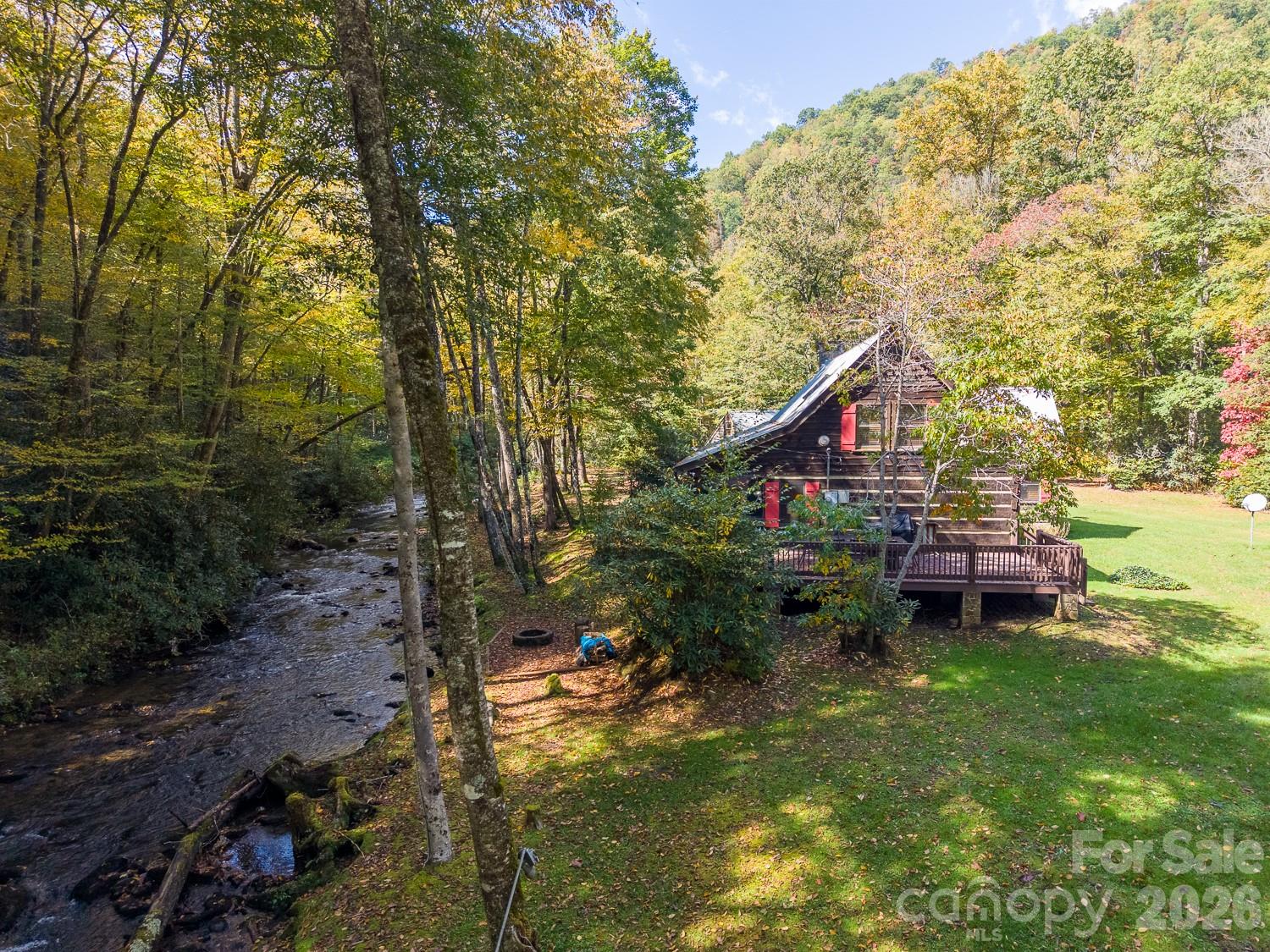 Creek Behind Cabin - 7810 Little Snowbird Road, Robbinsville