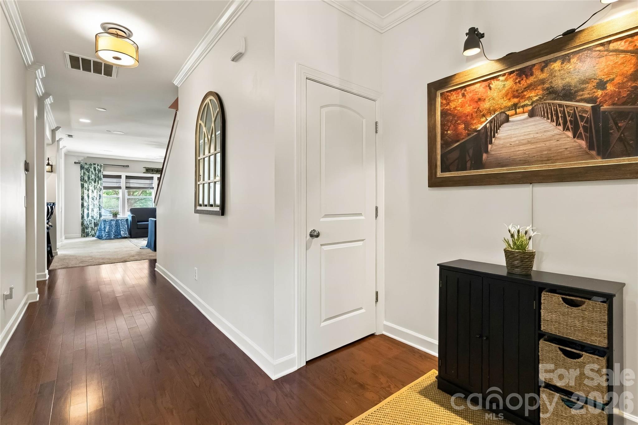 Foyer and Front Hallway - 15221 Kissimmee Lane, Mint Hill