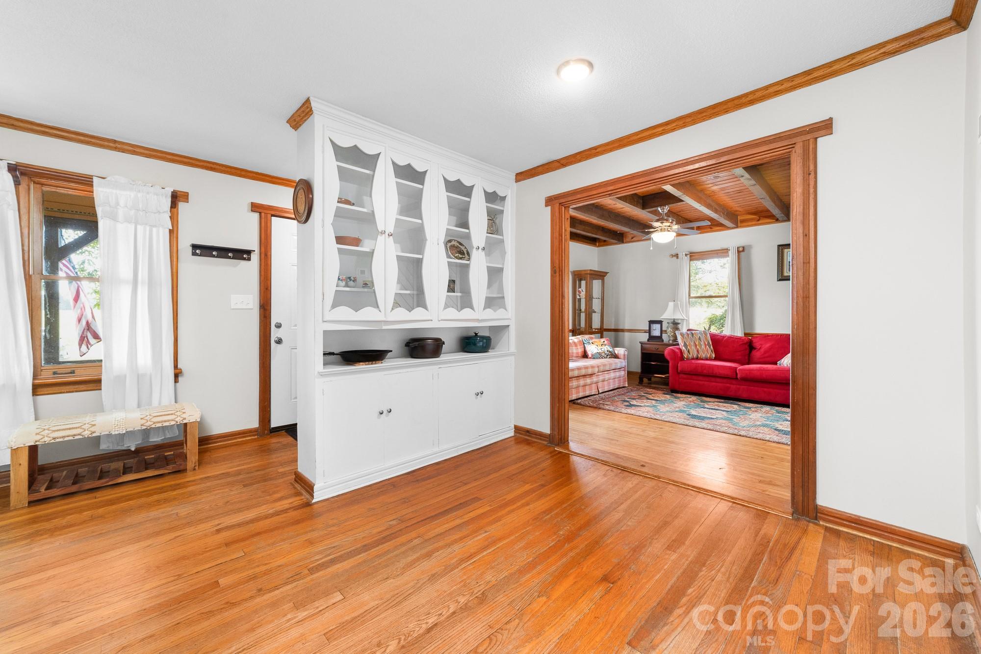 Natural Hardwood floors built in cabinetry. - 233 Third Creek Road, Statesville