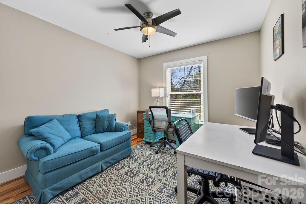 Smallest of the 3 bedrooms, currently an office... - 98 Langwell Avenue, Asheville
