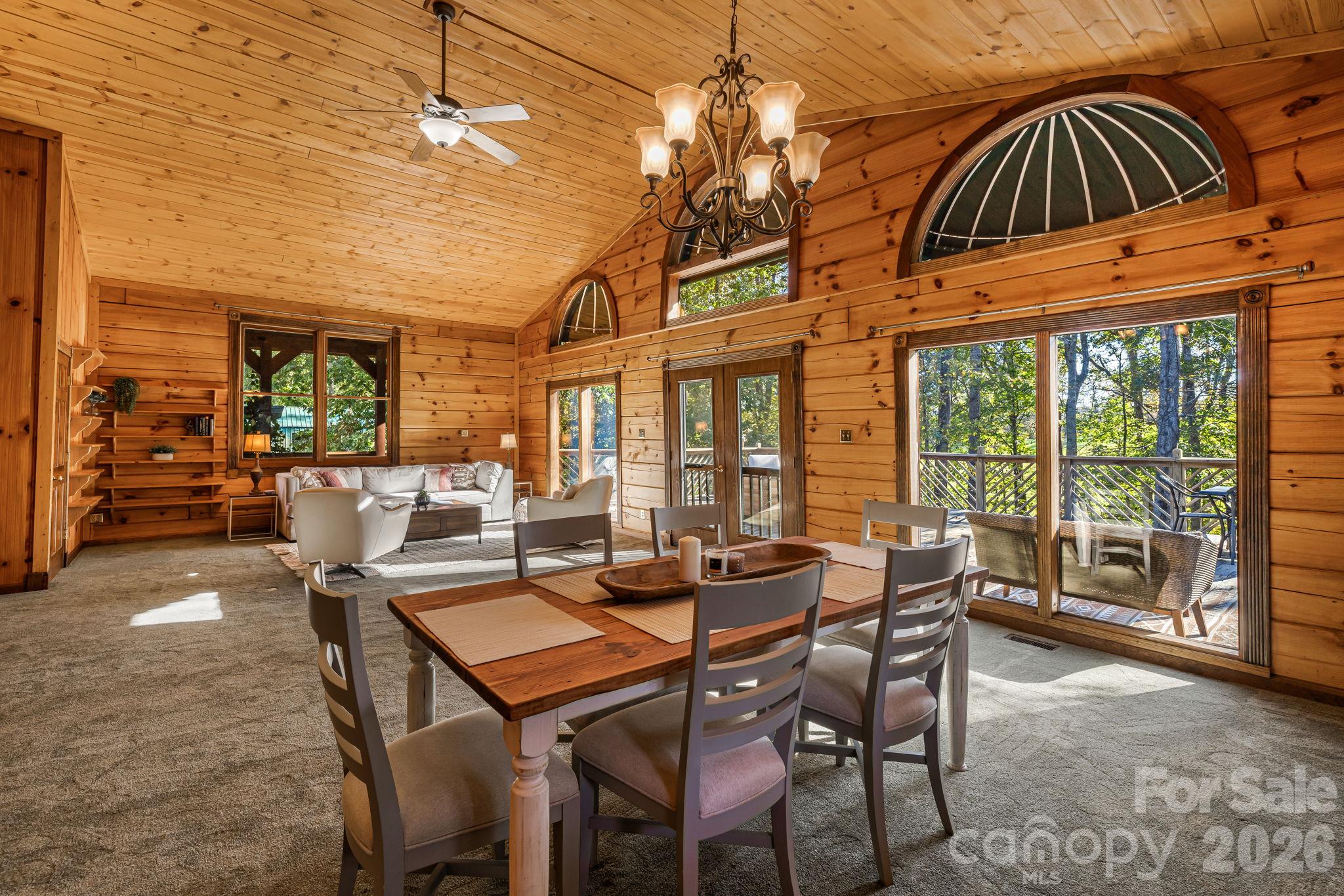 Opens to very large deck over looking the woods - 104 Paramount Drive, Leicester