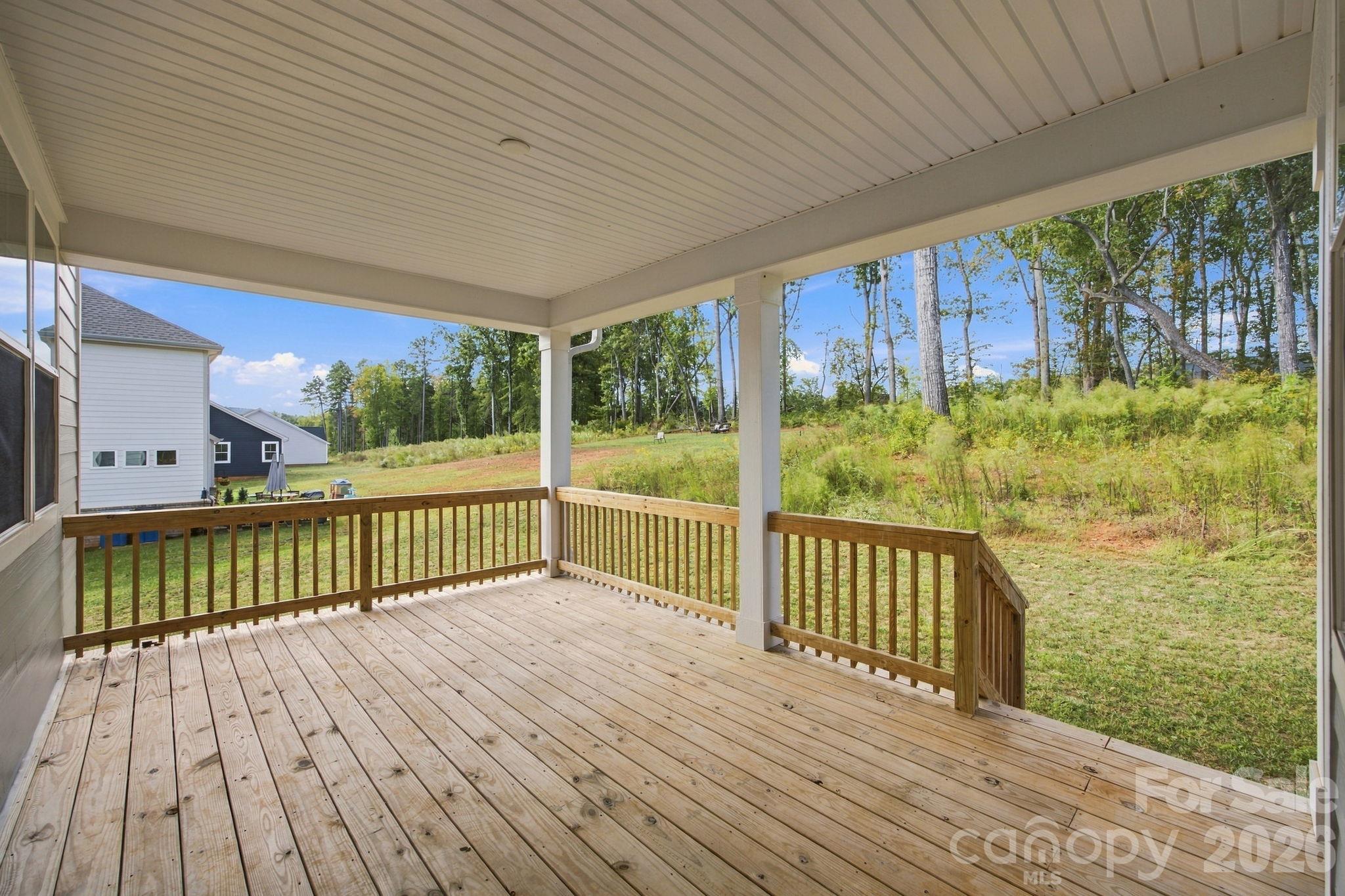 Covered Back Porch - 3186 Timber Run Lane, Maiden