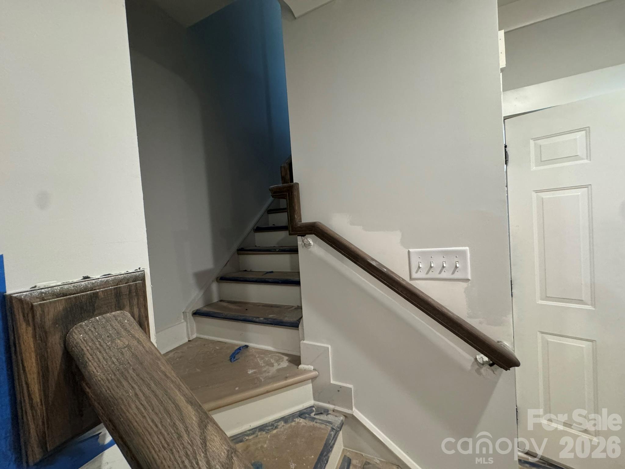 Stairs to main level - 12311 Bryton Ridge Parkway, Huntersville