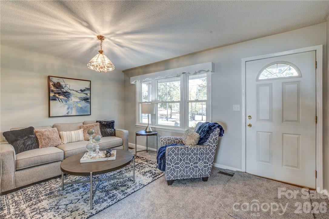 Living room with lots of natural light - 311 Bell Road, Kings Mountain