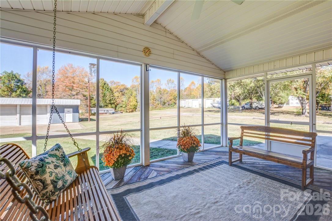 Screened in porch - 311 Bell Road, Kings Mountain