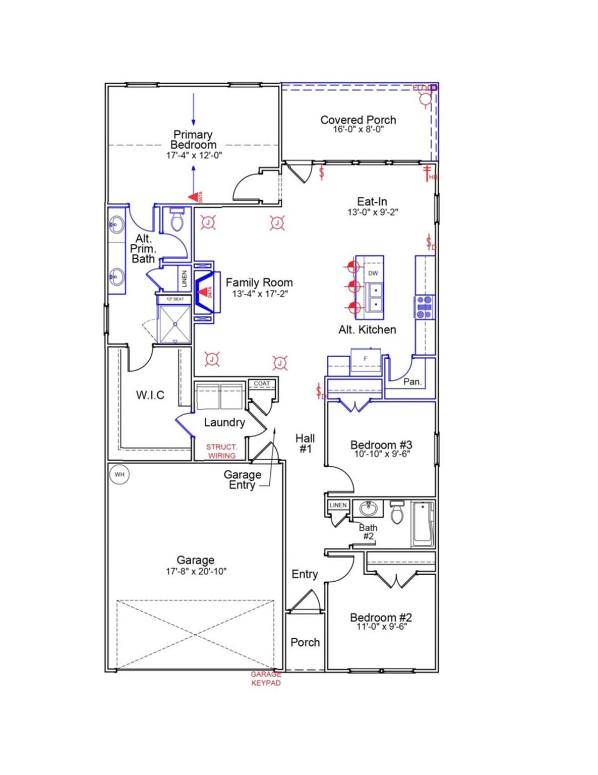 Floor Plan - 209 Rodeo Drive, Shelby