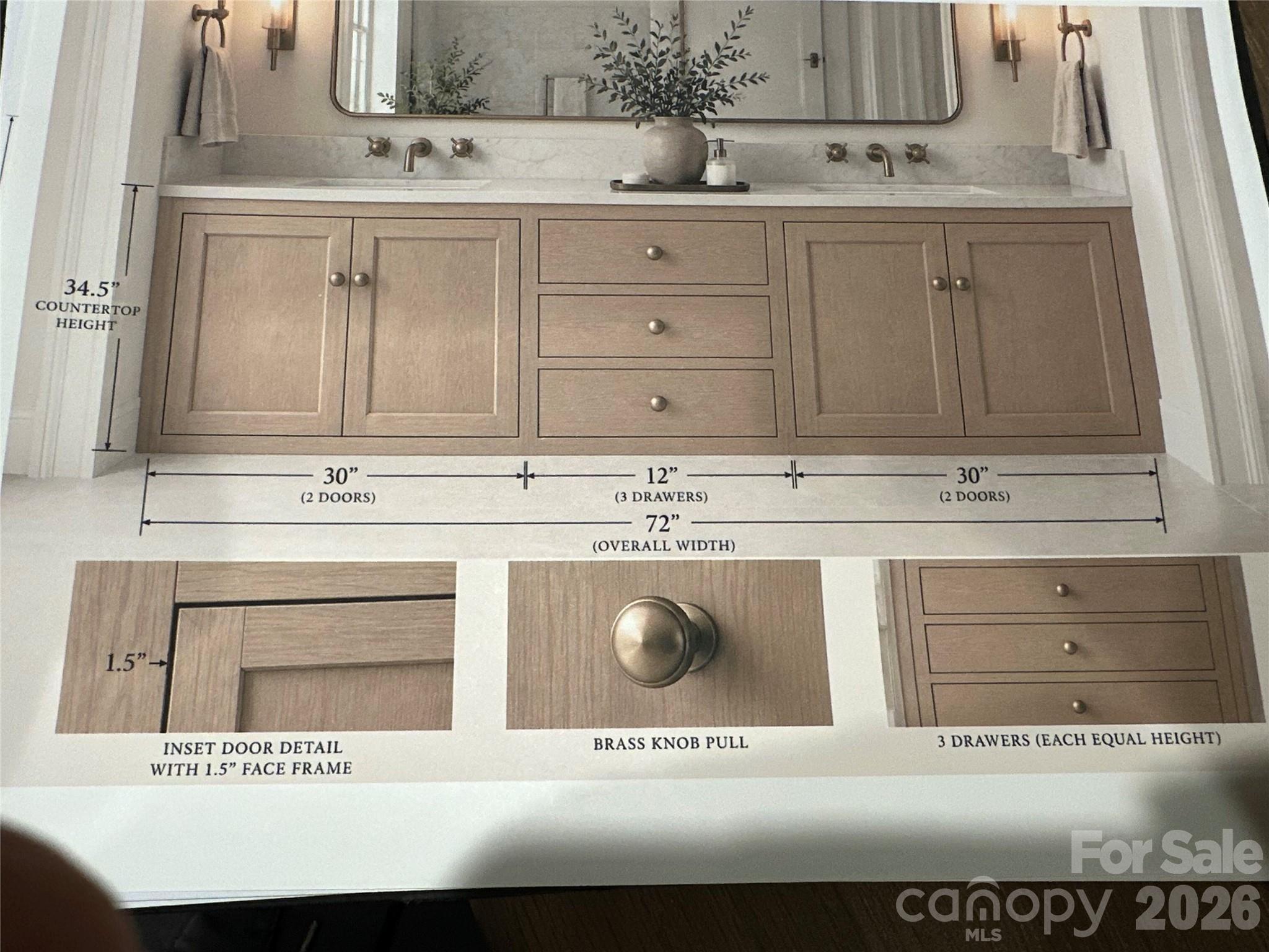 Custom Vanities - 629 Wingrave Drive, Charlotte