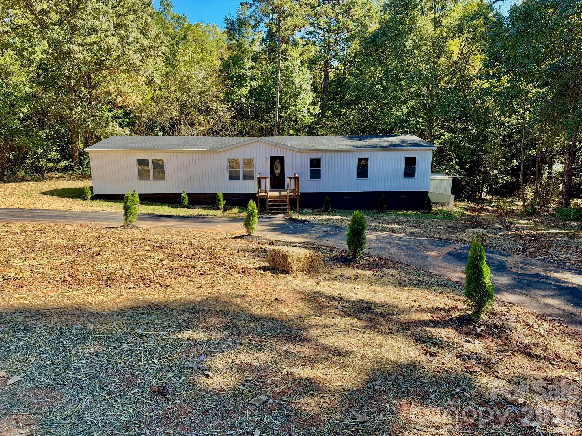 New Asphalt Circular Driveway - 10380 Turnplow Drive, Davidson