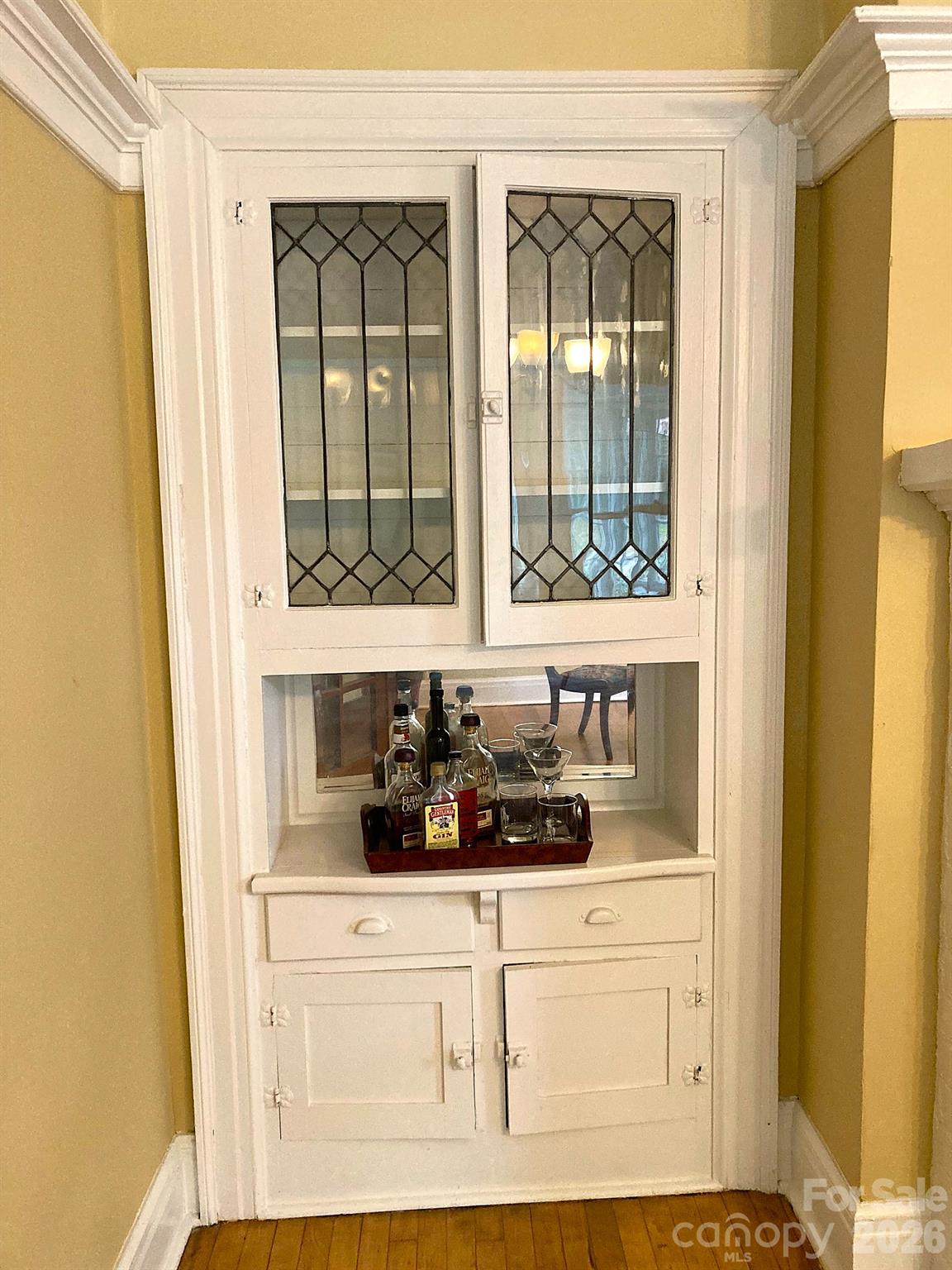 Dining Room built in cabinet. - 326 S 3rd Street, Albemarle