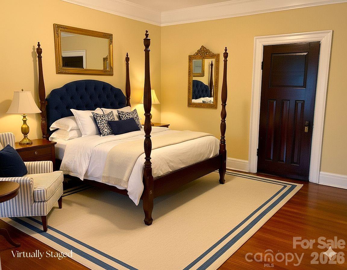 Bedroom # 2 virtually staged. - 326 S 3rd Street, Albemarle