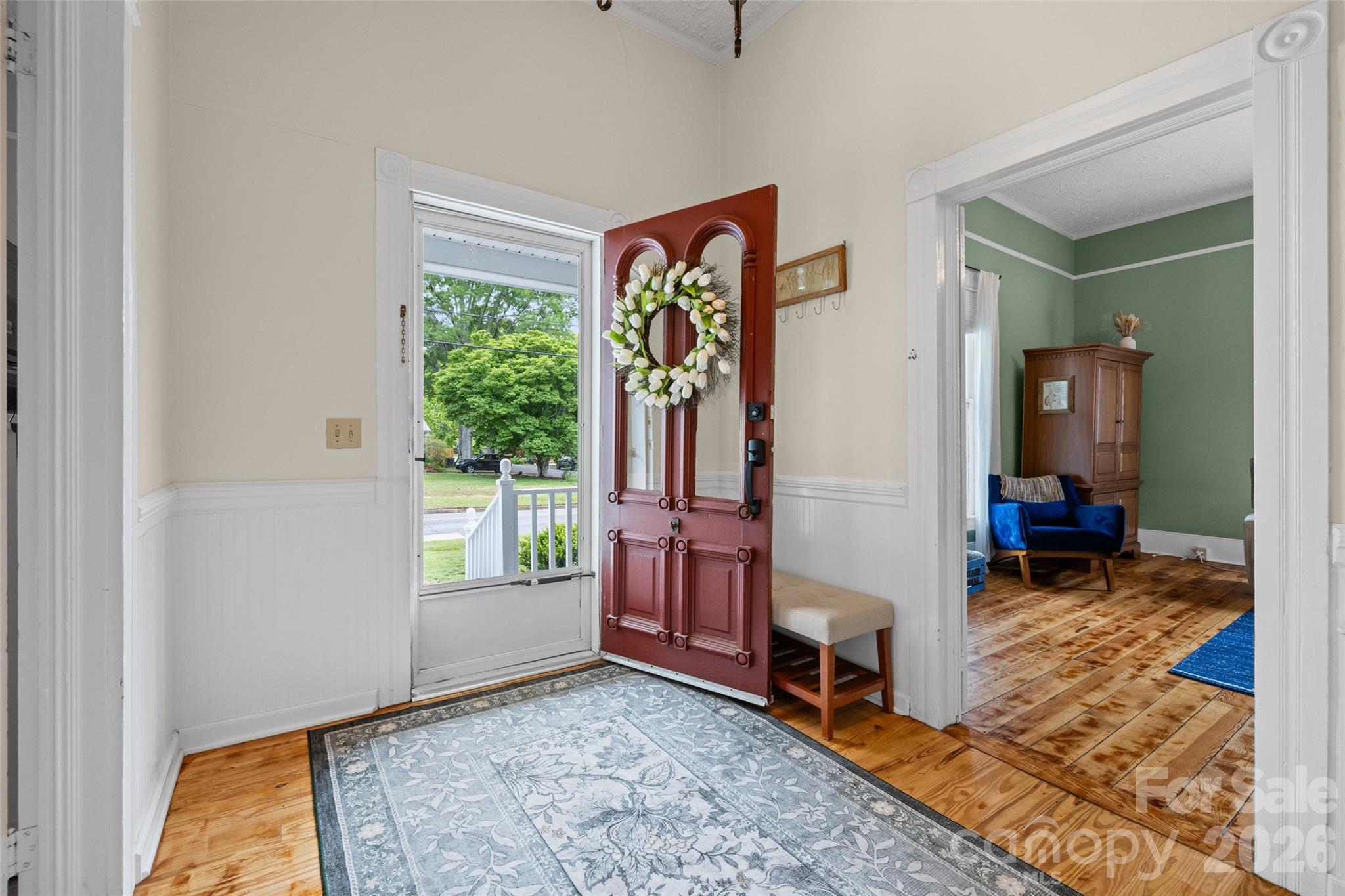Step inside to discover refinished hardwood floors, tall ceilings, and the character of this historic home. - 231 E Jefferson Street, York
