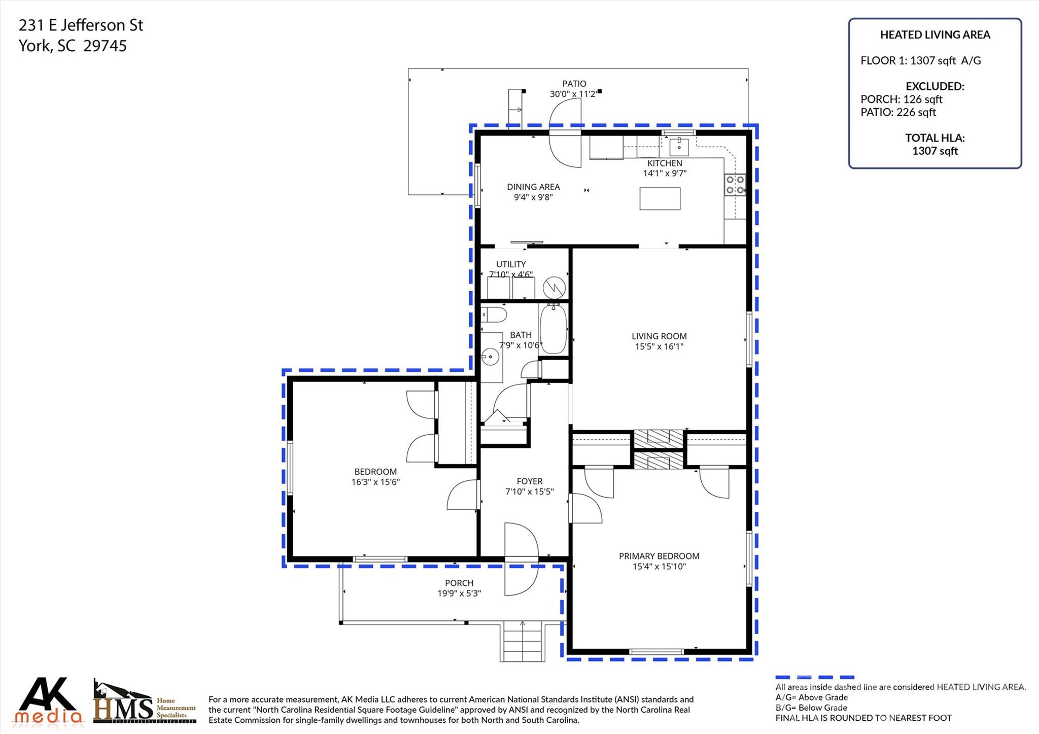 Floor Plan - 231 E Jefferson Street, York