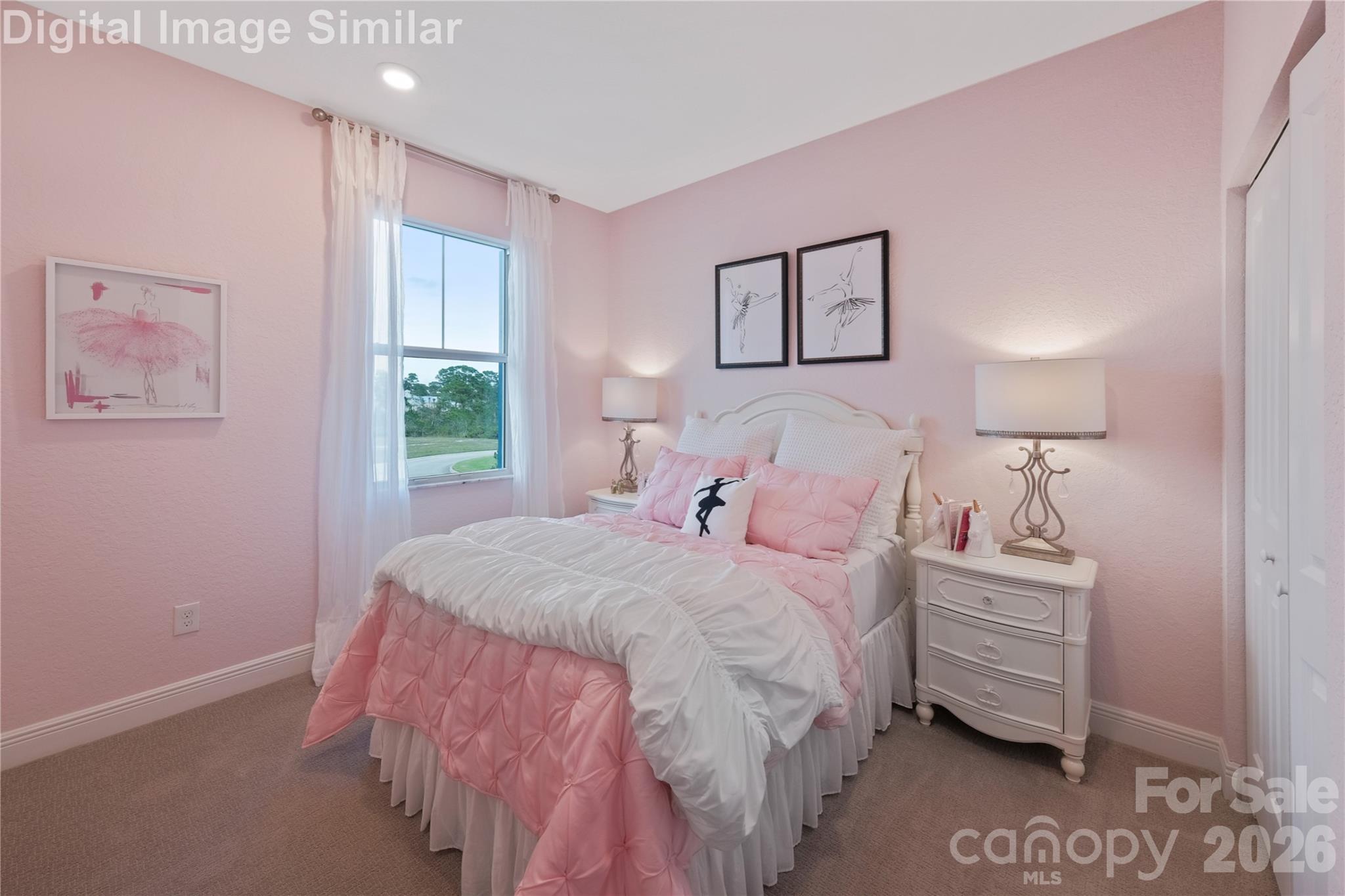 Sprinkled with giggles and fairy dust! This darling room is perfect for a little dreamer — where every day feels like a magical adventure! - 10012 Florentine Way, Charlotte