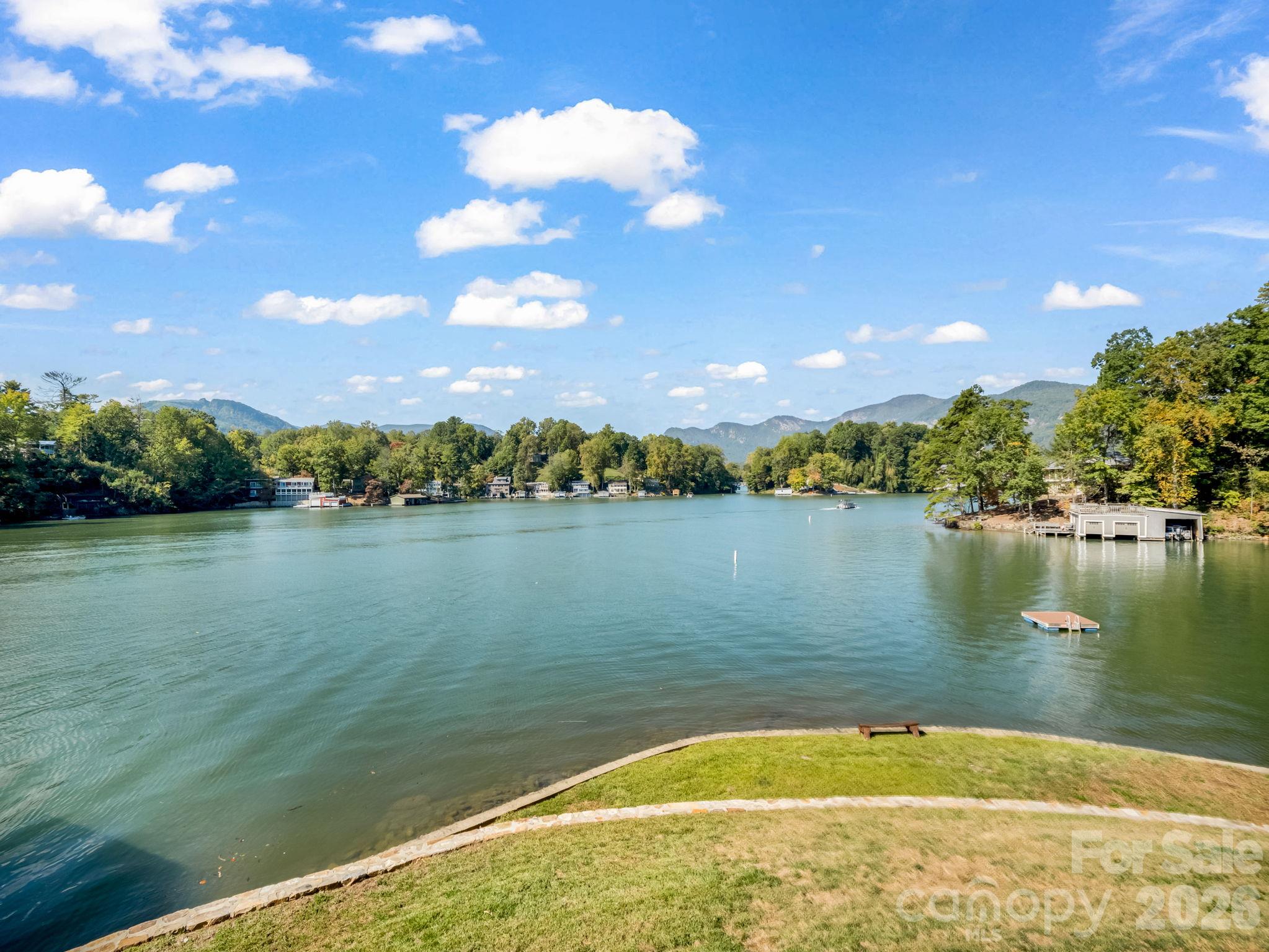 View from Bottom Porch - 144 Neighborly Drive, Lake Lure
