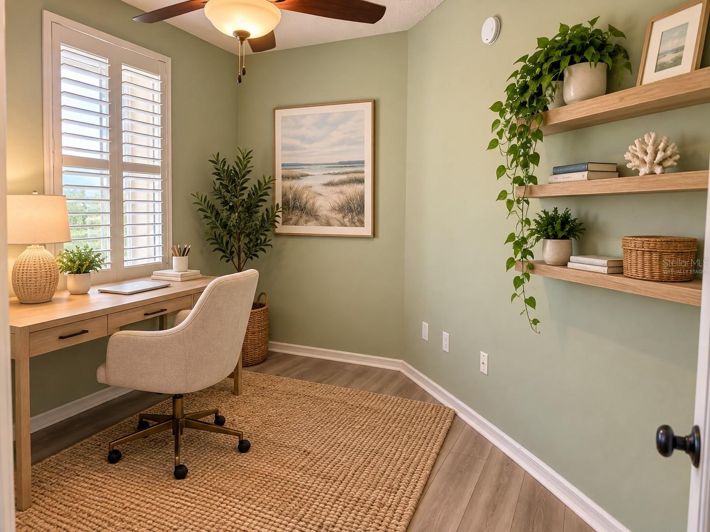 Bedroom 3/OfficeVirtually Staged - SHORES OF LONG BAYOU CONDO, ST PETERSBURG