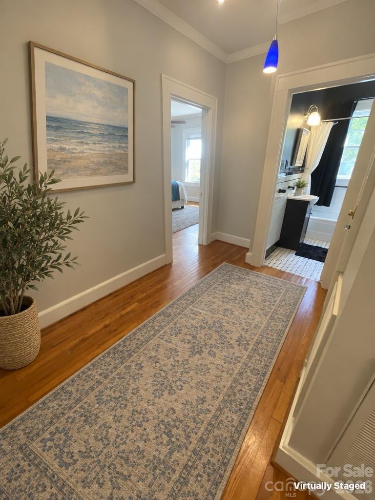Hallway virtually staged - 1220 Williams Road, Fort Mill
