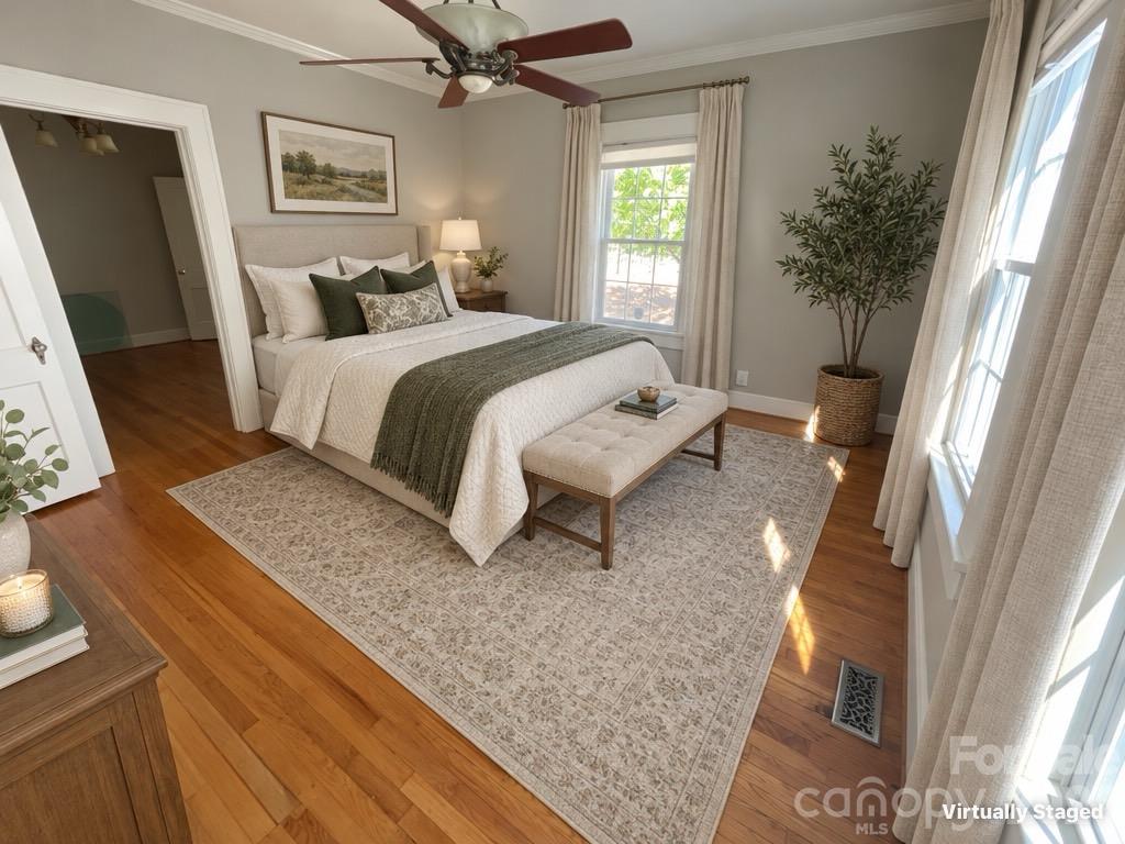 Primary Bedroom - virtually staged - 1220 Williams Road, Fort Mill