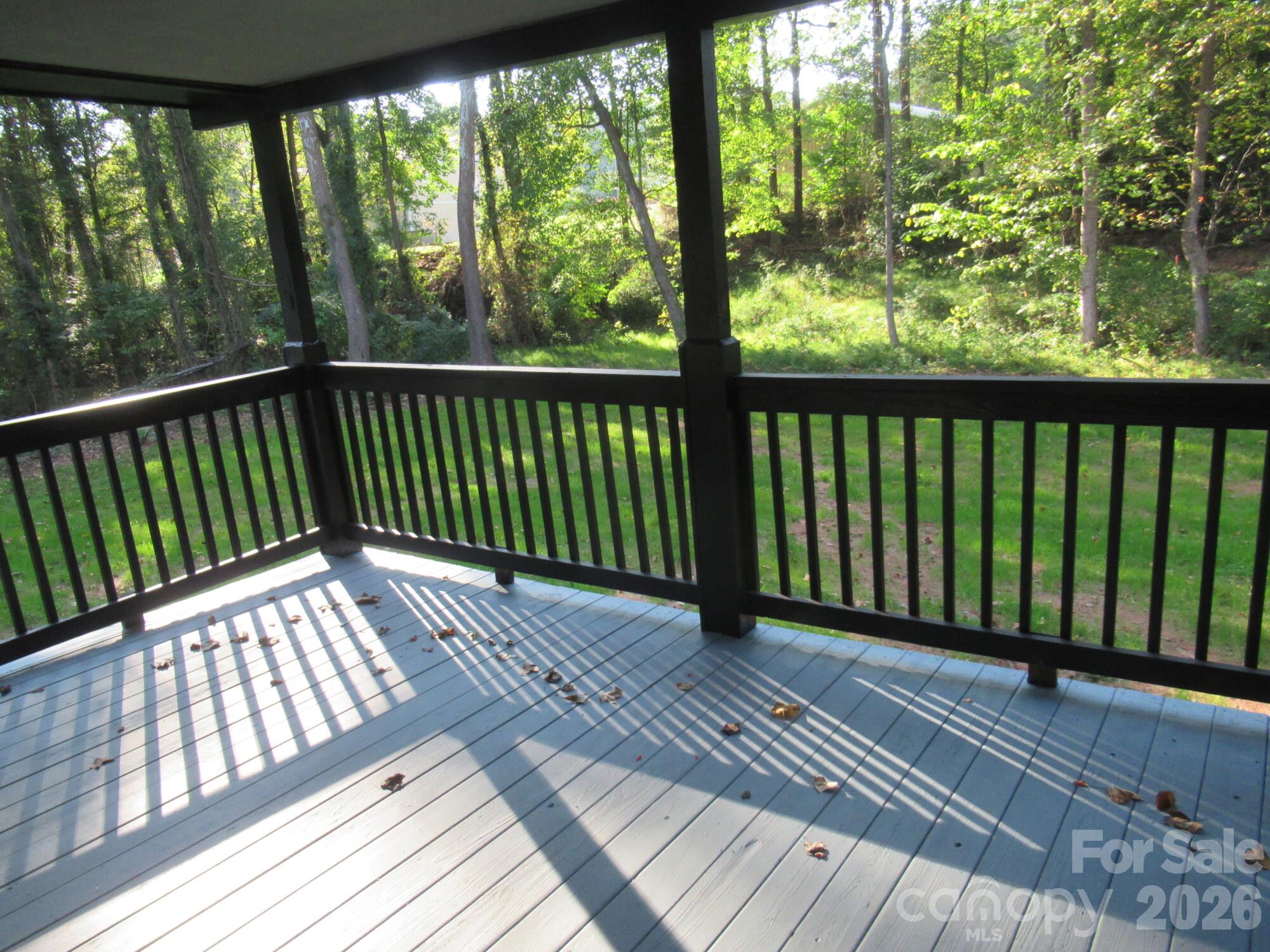 Covered Rear Deck - 167 Sunny Hill Drive, Lincolnton
