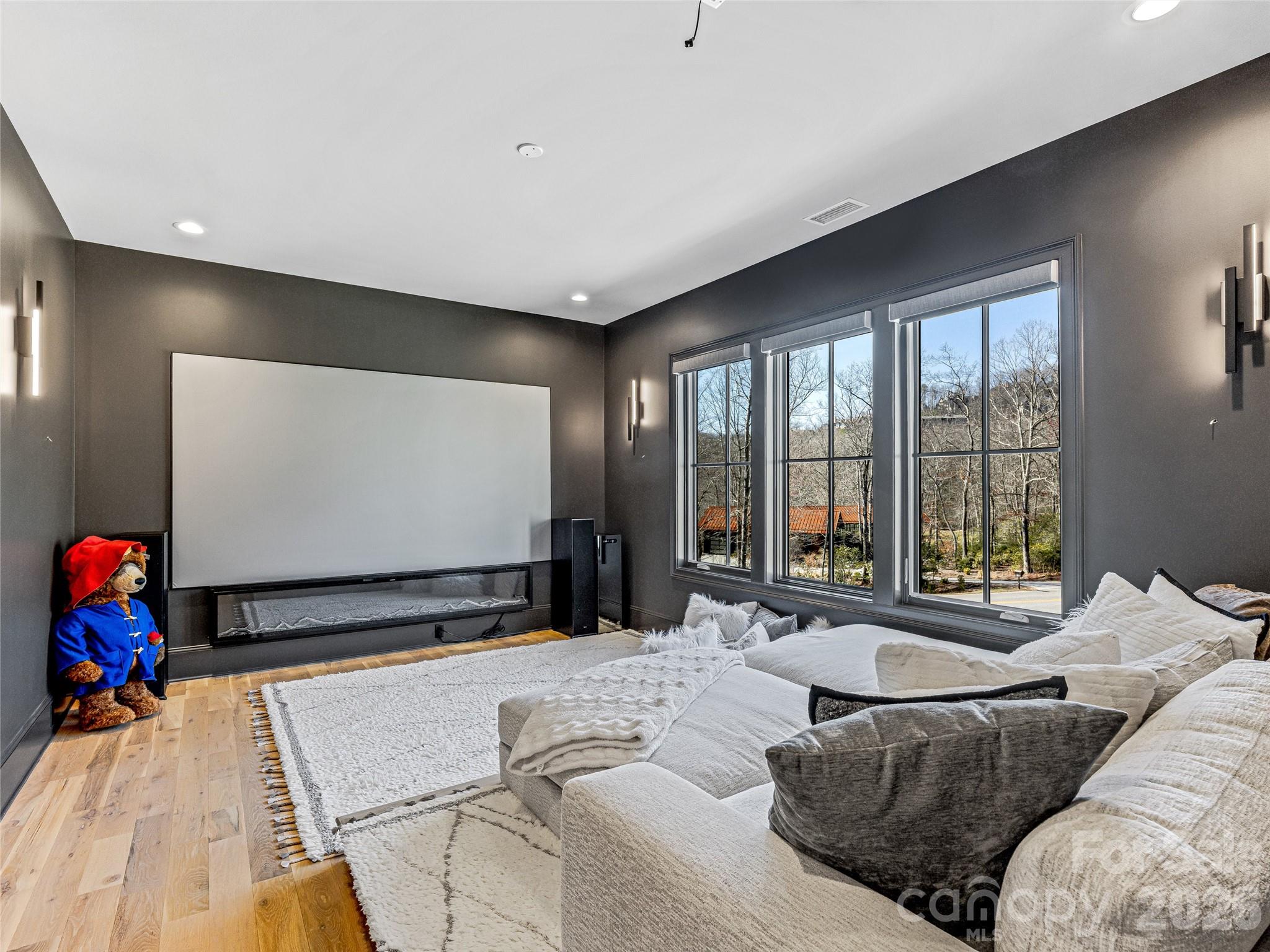 Upper level media room. - 1905 White Tree Trail, Arden