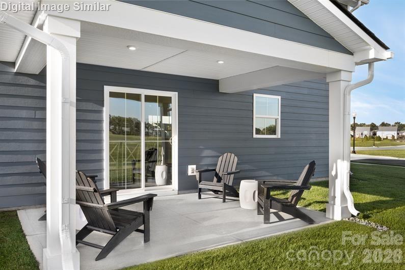 Optional Covered Porch - 10020 Florentine Way, Charlotte
