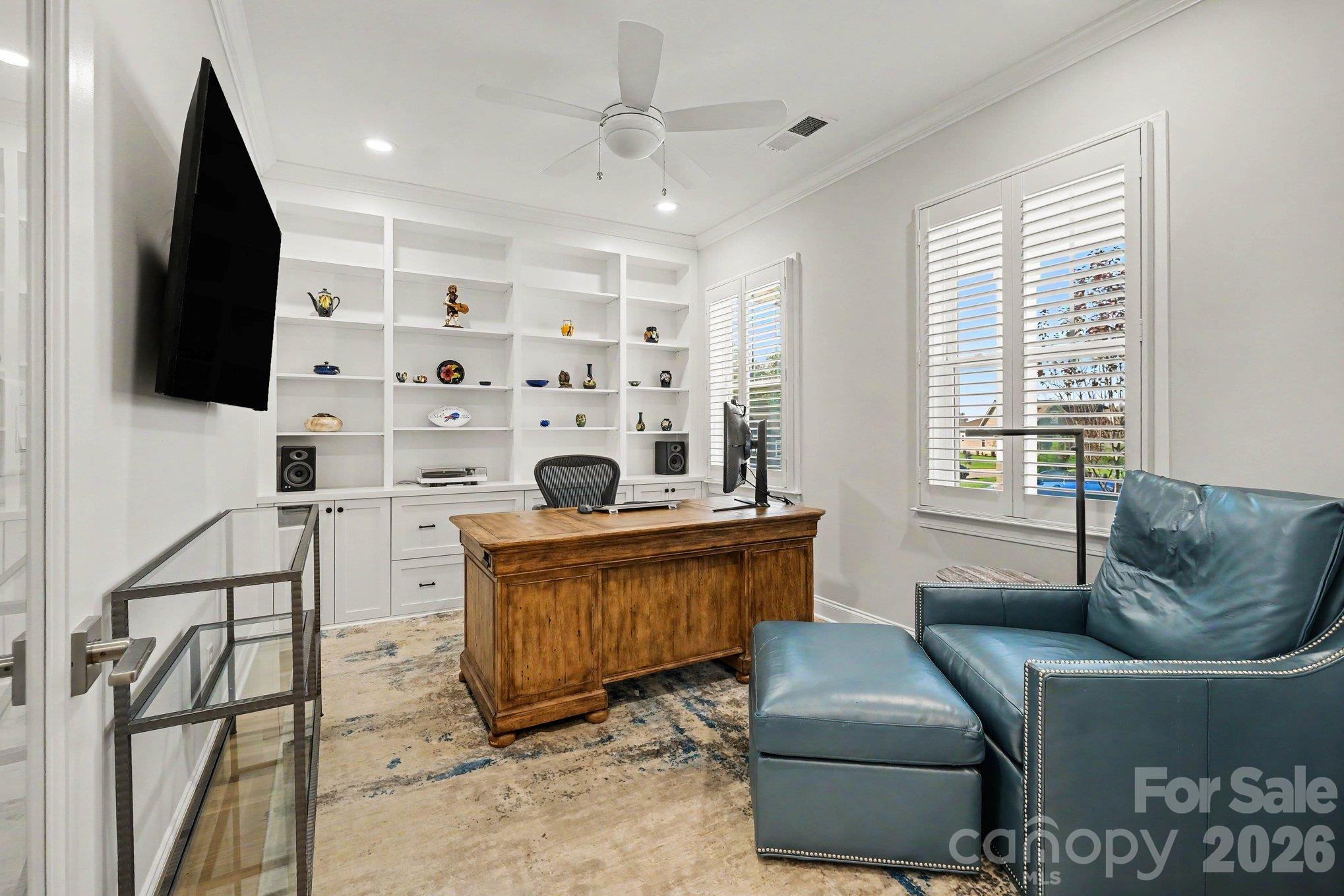 Dedicated Office with French doors - 5605 Caneel Lane, Denver
