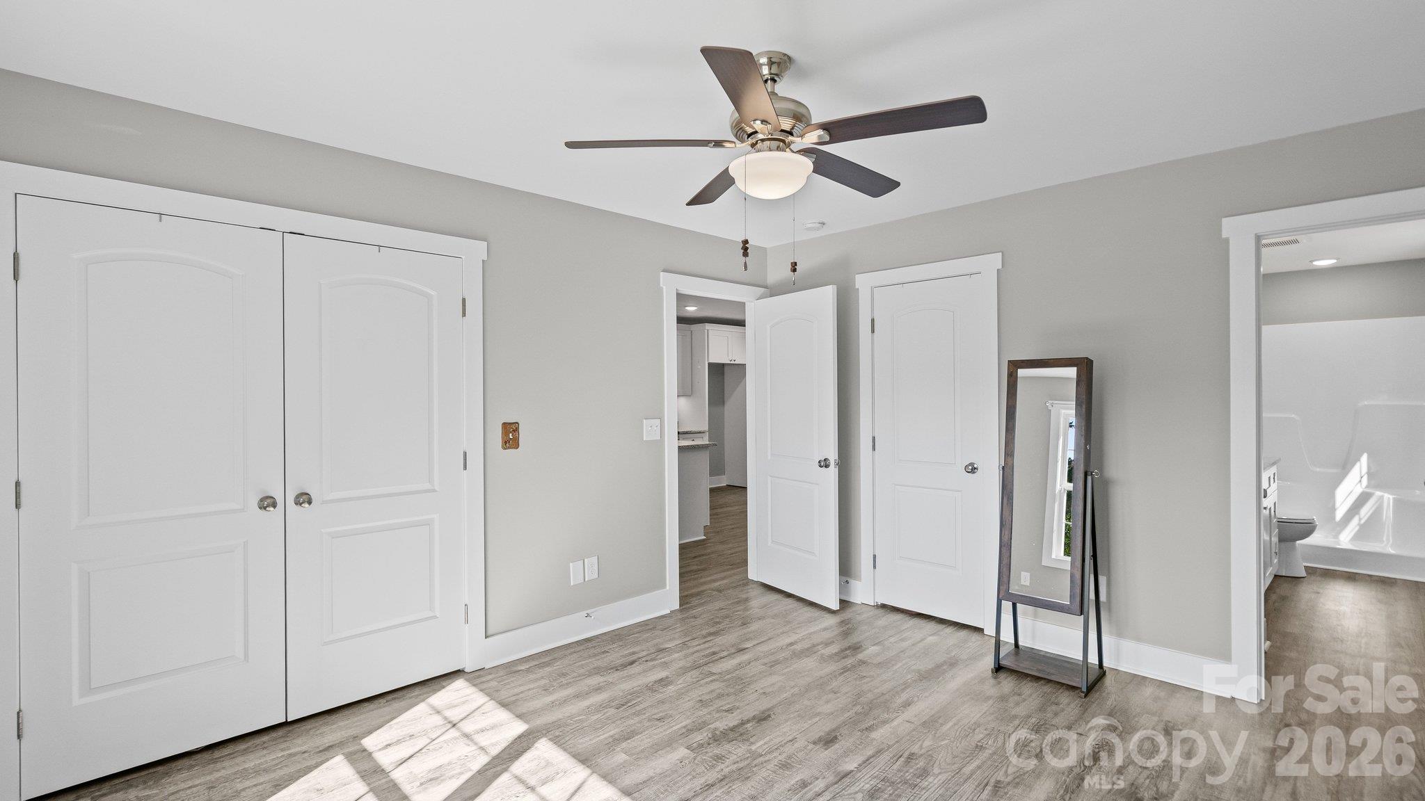 Primary bed Virtually staged - 1522 Snuggs Park Road, Albemarle