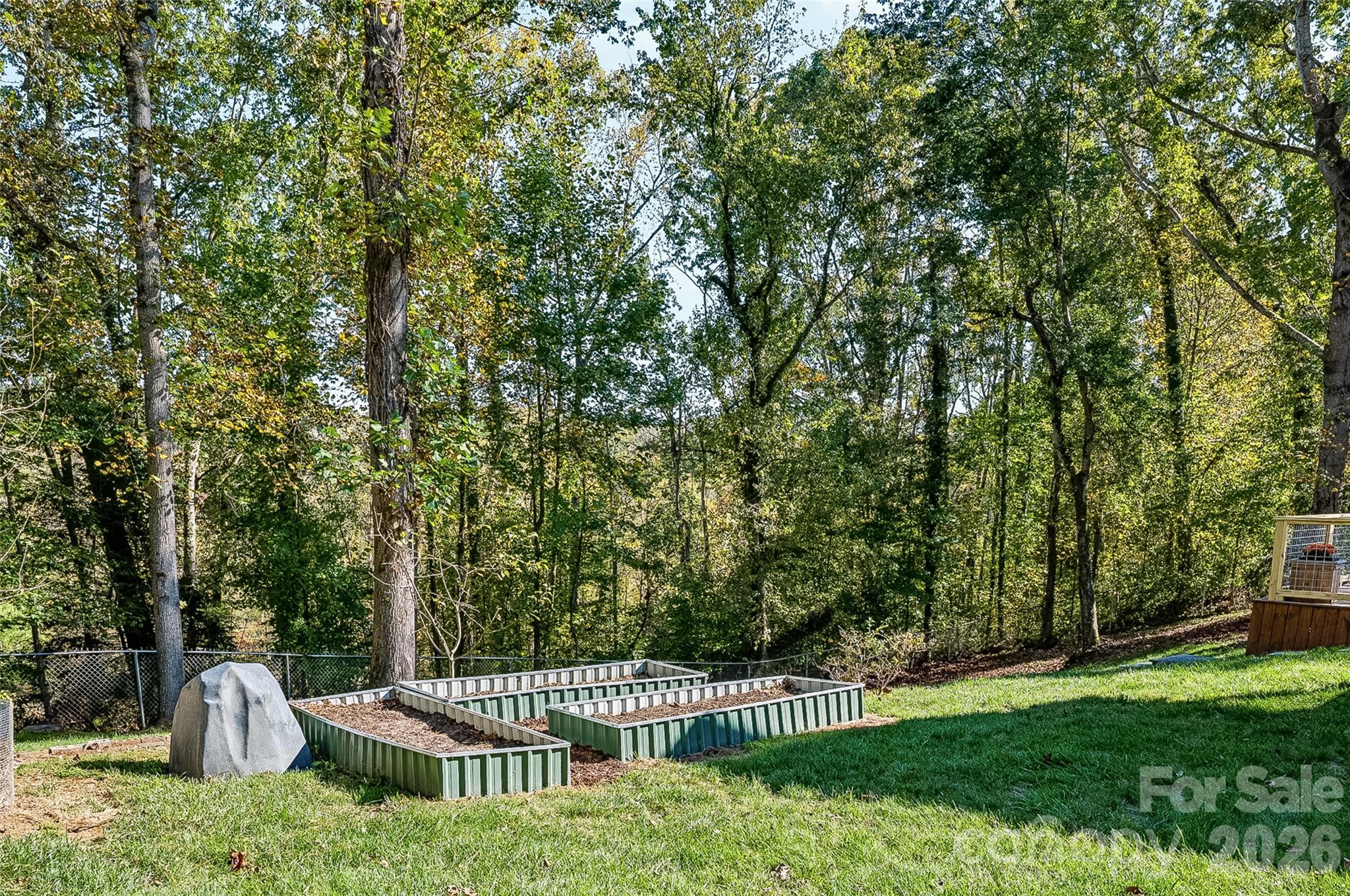 Raised beds for gardening - 2122 N Rugby Road, Hendersonville