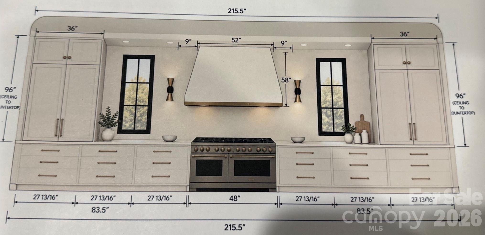 Kitchen Rendering - 629 Wingrave Drive, Charlotte