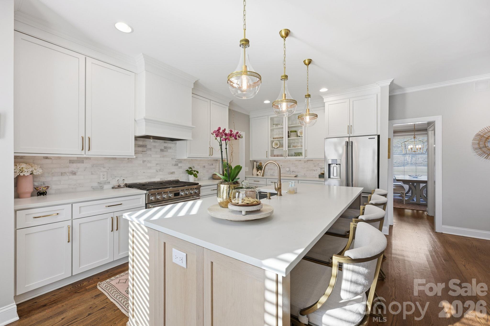 White Cabinets with Soft-Close Drawers - 105 Kings Crest Drive, Mooresville
