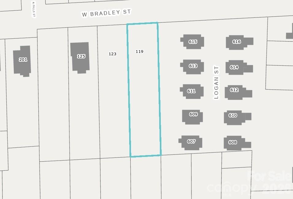 Lot at 119 W Bradley Street, Gastonia, photo 2 of 2