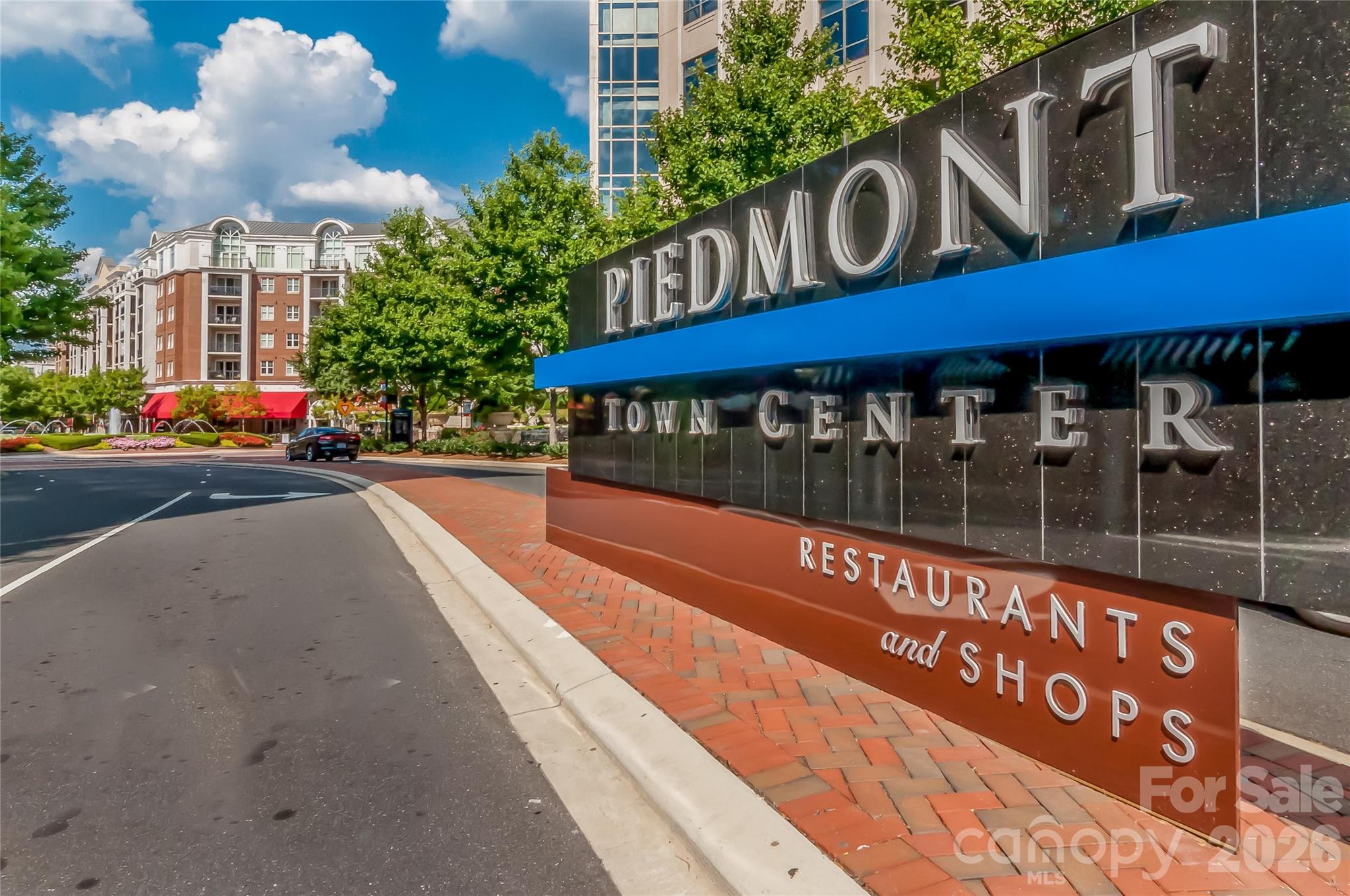 community entrance - 4620 Piedmont Row Drive, Charlotte