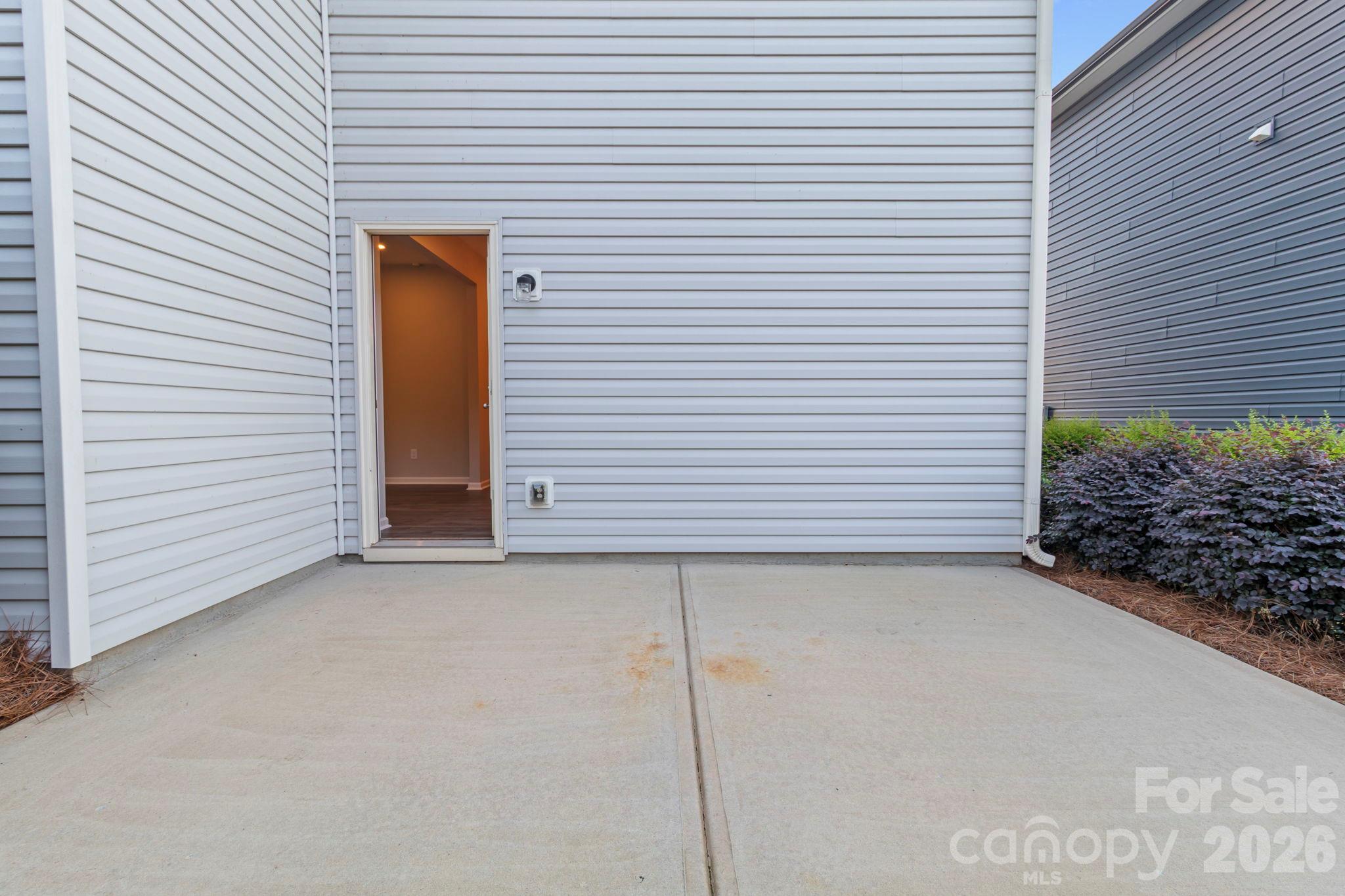 Patio at rear of home - 1023 Freeman View Drive, Albemarle