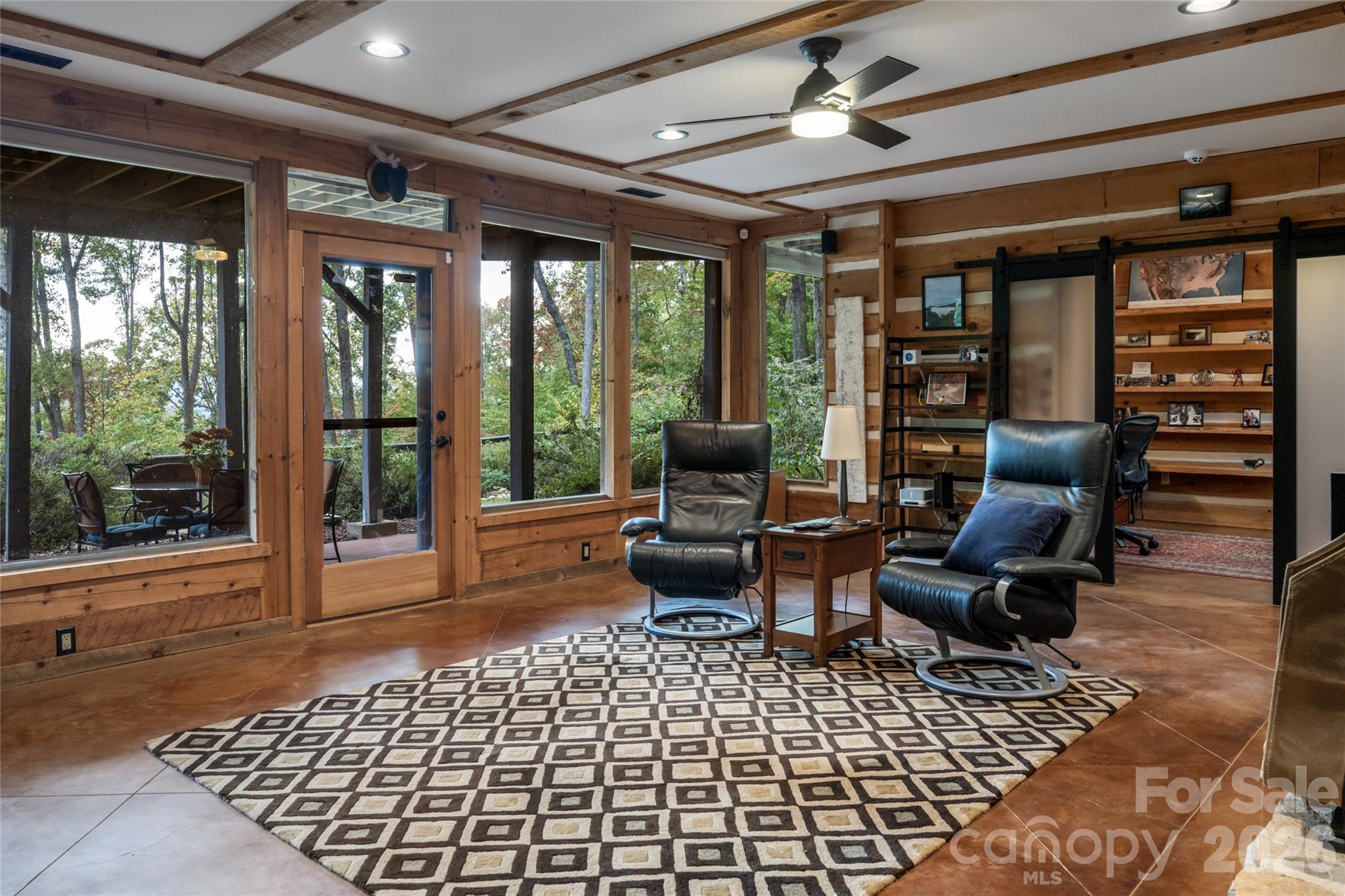 Lower level den - 364 Lynn Cove Road, Asheville