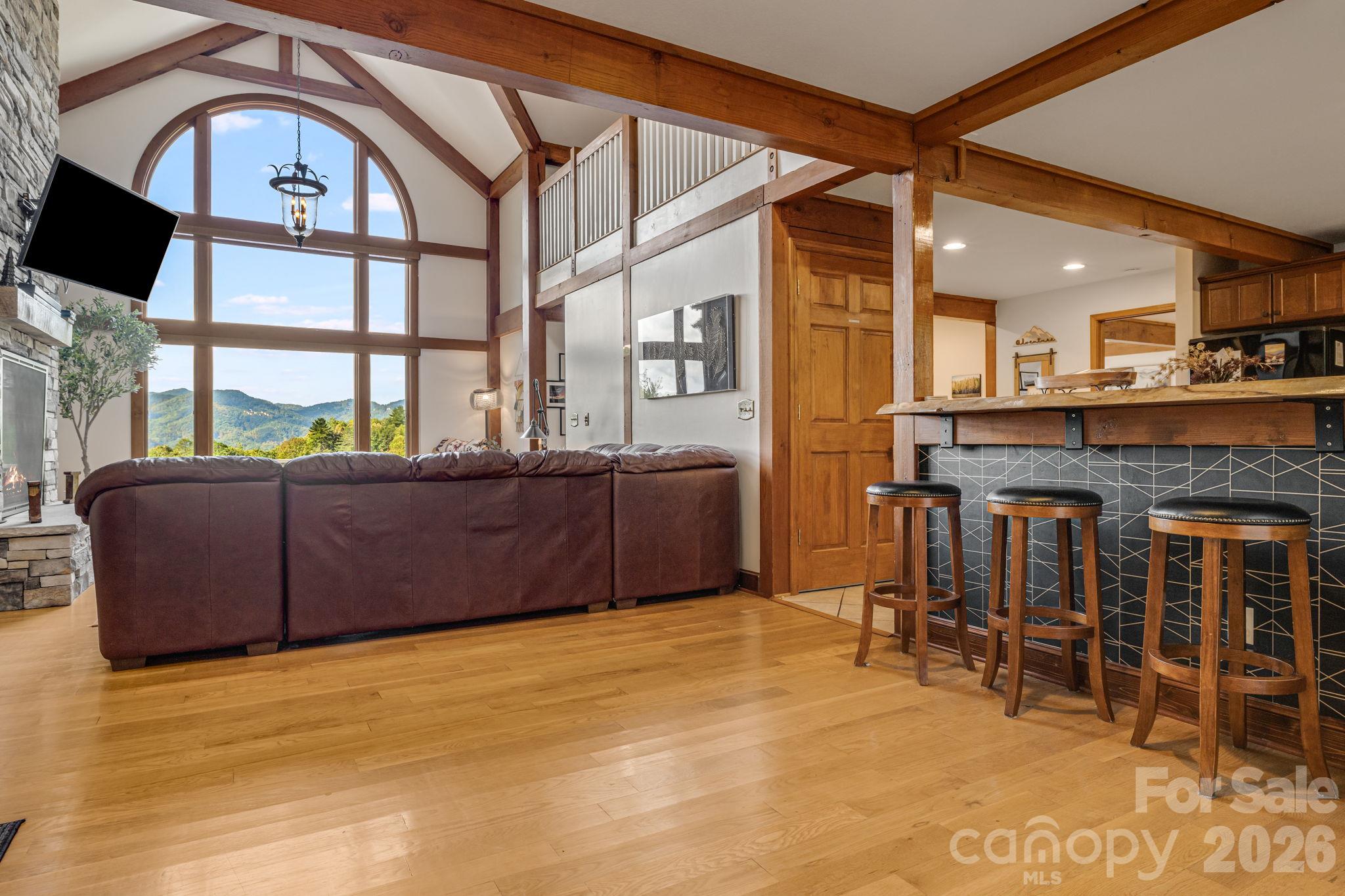 Living Room - 28 Nantahala Ridge, Bryson City