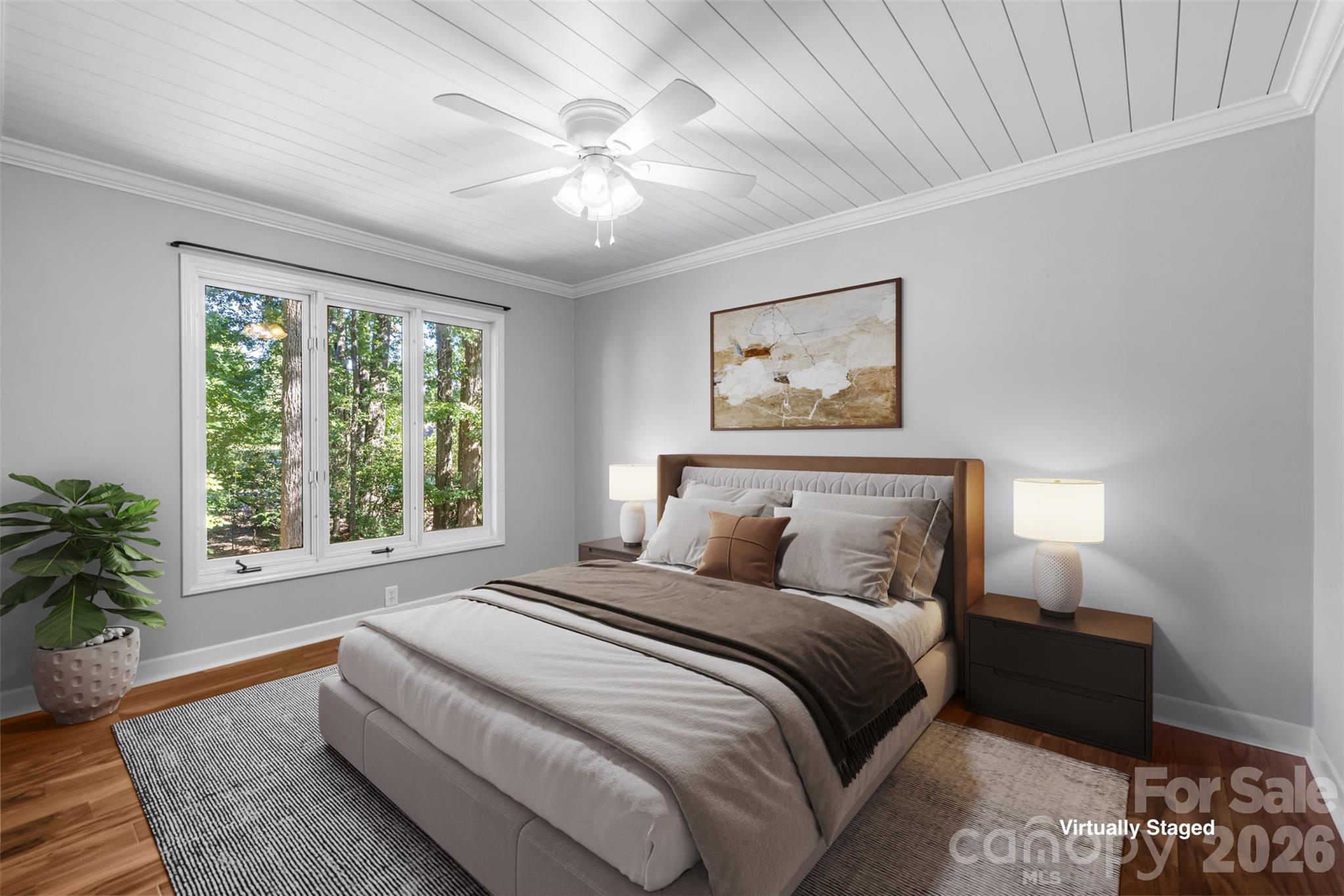 Virtually staged second bedroom - 6 Catawba Ridge Court, Clover