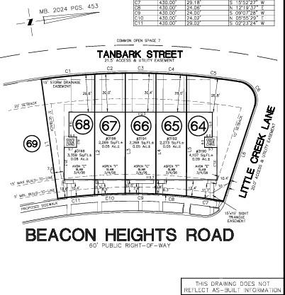 3190 Beacon Heights Road Preliminary Plot Plan - 3190 Beacon Heights Road, Indian Land