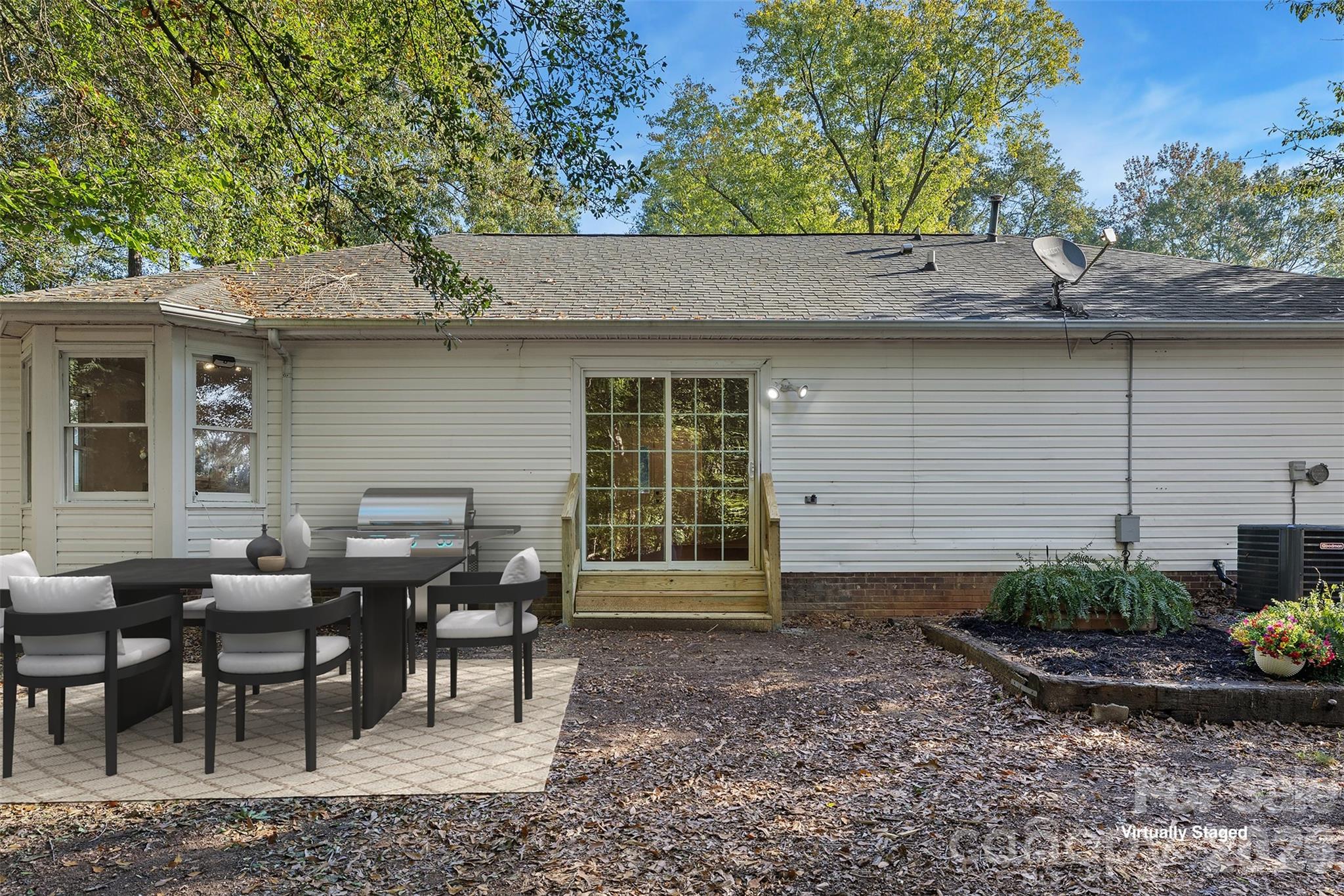 Virtually Staged outdoor space - 1312 Newfound Hollow Drive, Charlotte
