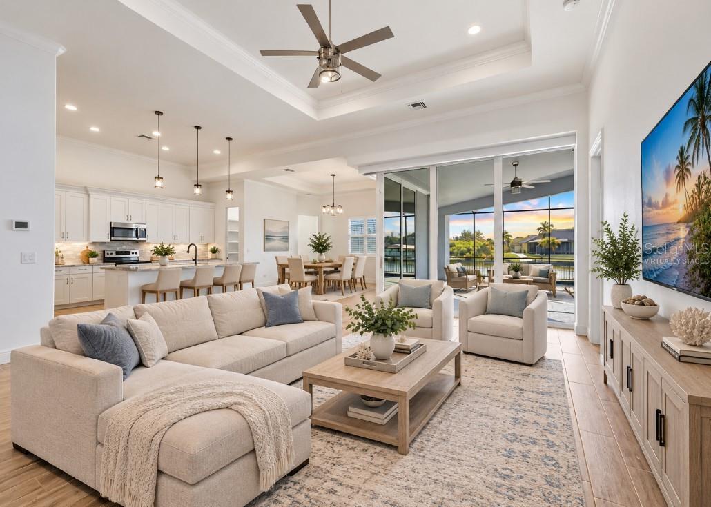 Virtually staged - 8314 TRACY CIR, PORT CHARLOTTE