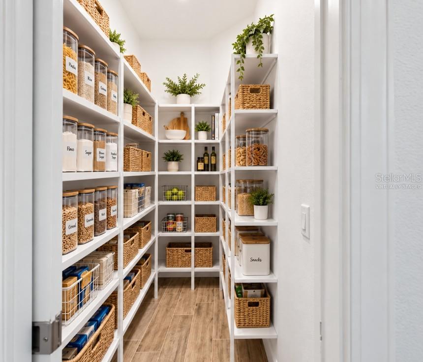 Virtually staged pantry - 8314 TRACY CIR, PORT CHARLOTTE