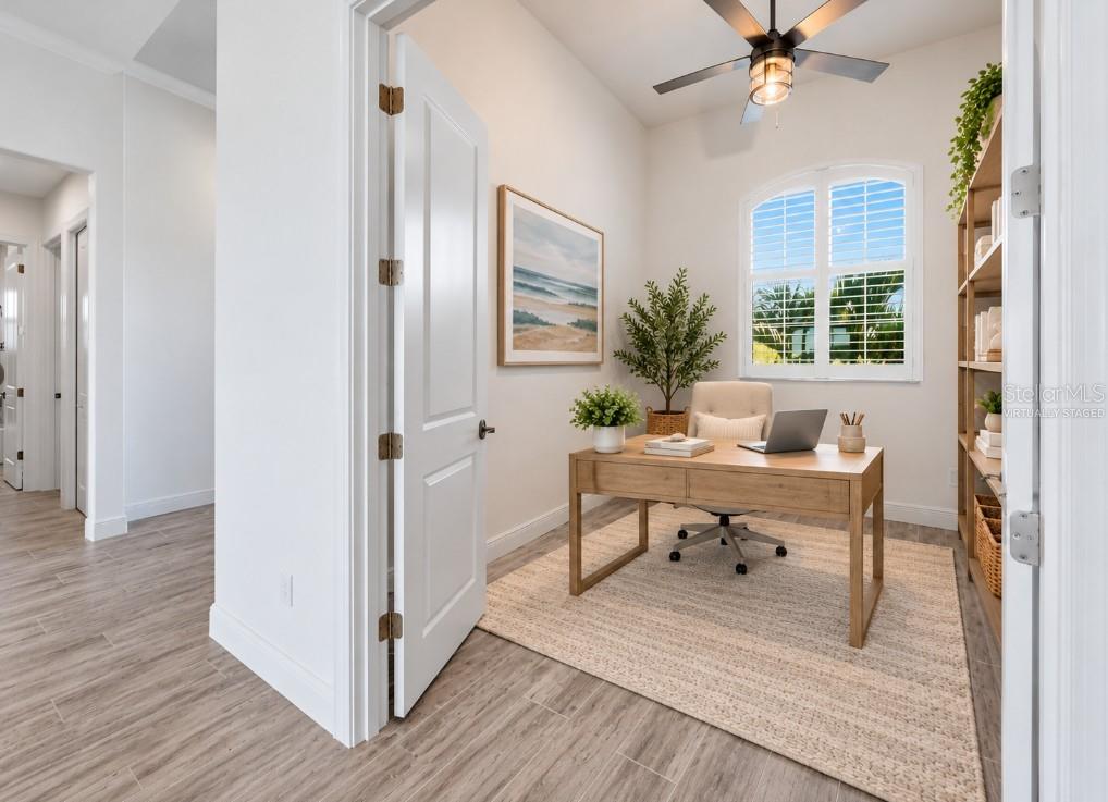 Virtually staged office - 8314 TRACY CIR, PORT CHARLOTTE