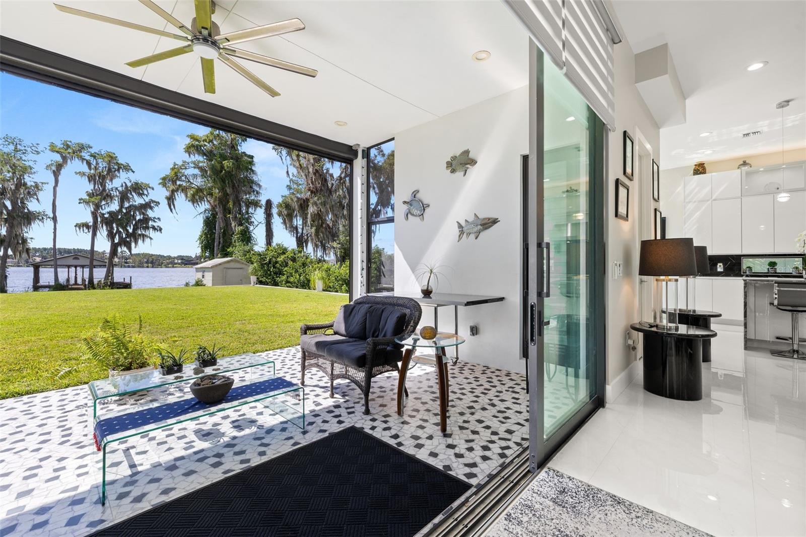 Pocketing sliding doors - 12620 S LAKE SAWYER LN, WINDERMERE