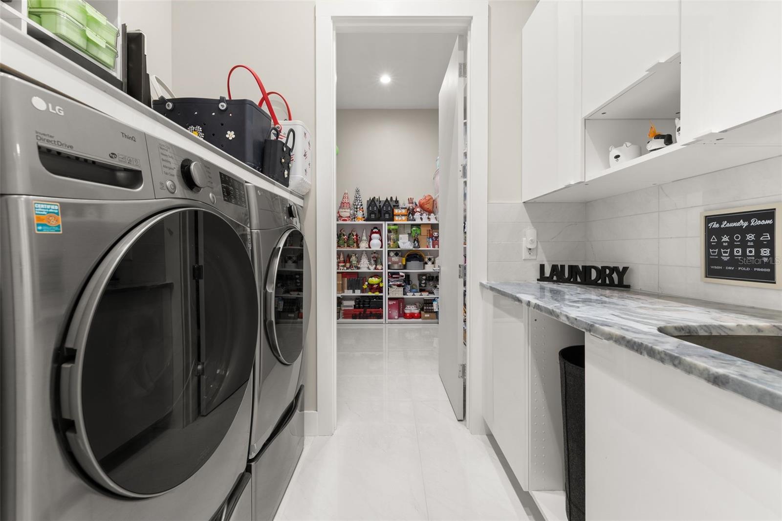 Laundry room downstairs - 12620 S LAKE SAWYER LN, WINDERMERE