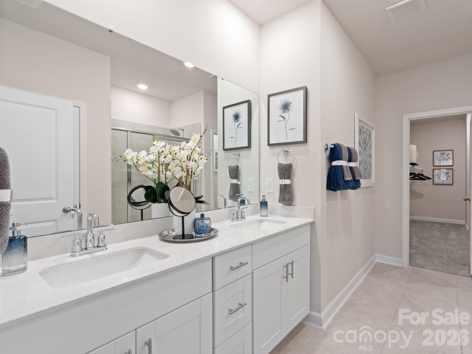 Photo is not of the actual home, but is an inspirational photo of builder’s model home and may depict options, furnishings, and/or decorator features that are not included - 12511 Russellwood Lane, Charlotte