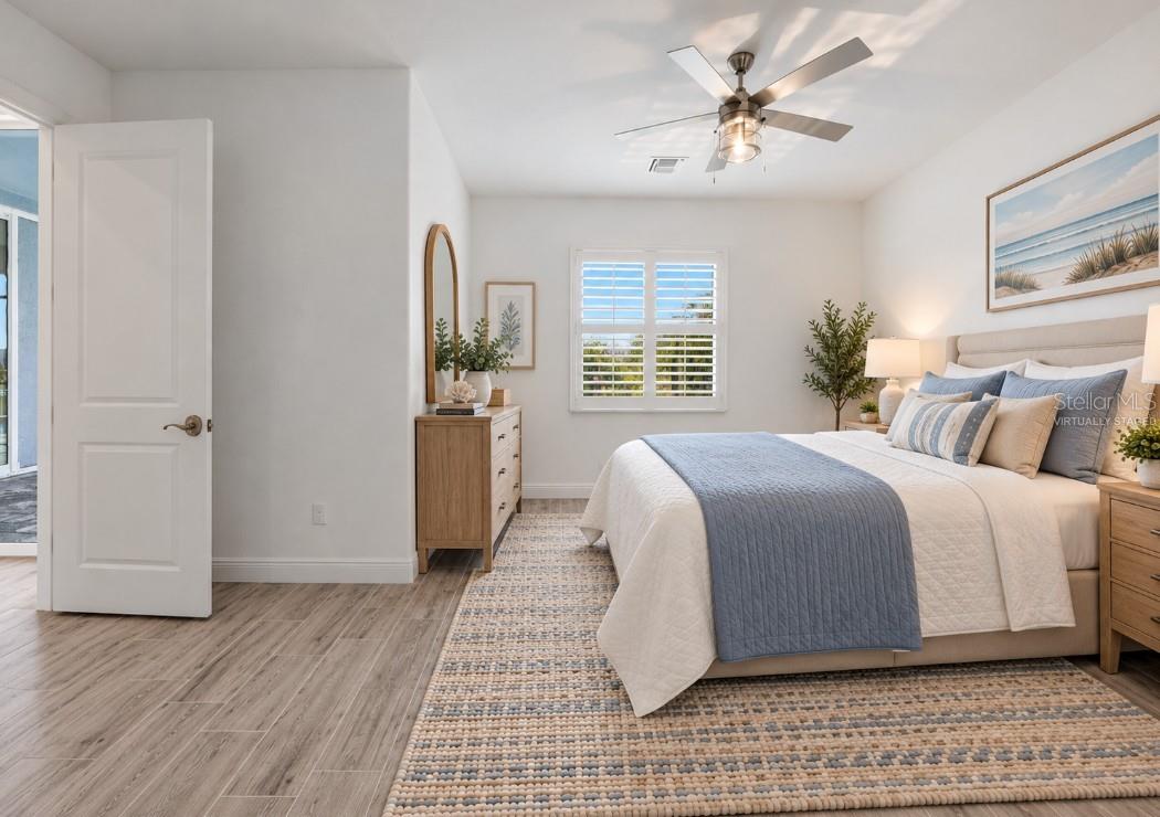 Virtually staged bedroom 3 - 8314 TRACY CIR, PORT CHARLOTTE