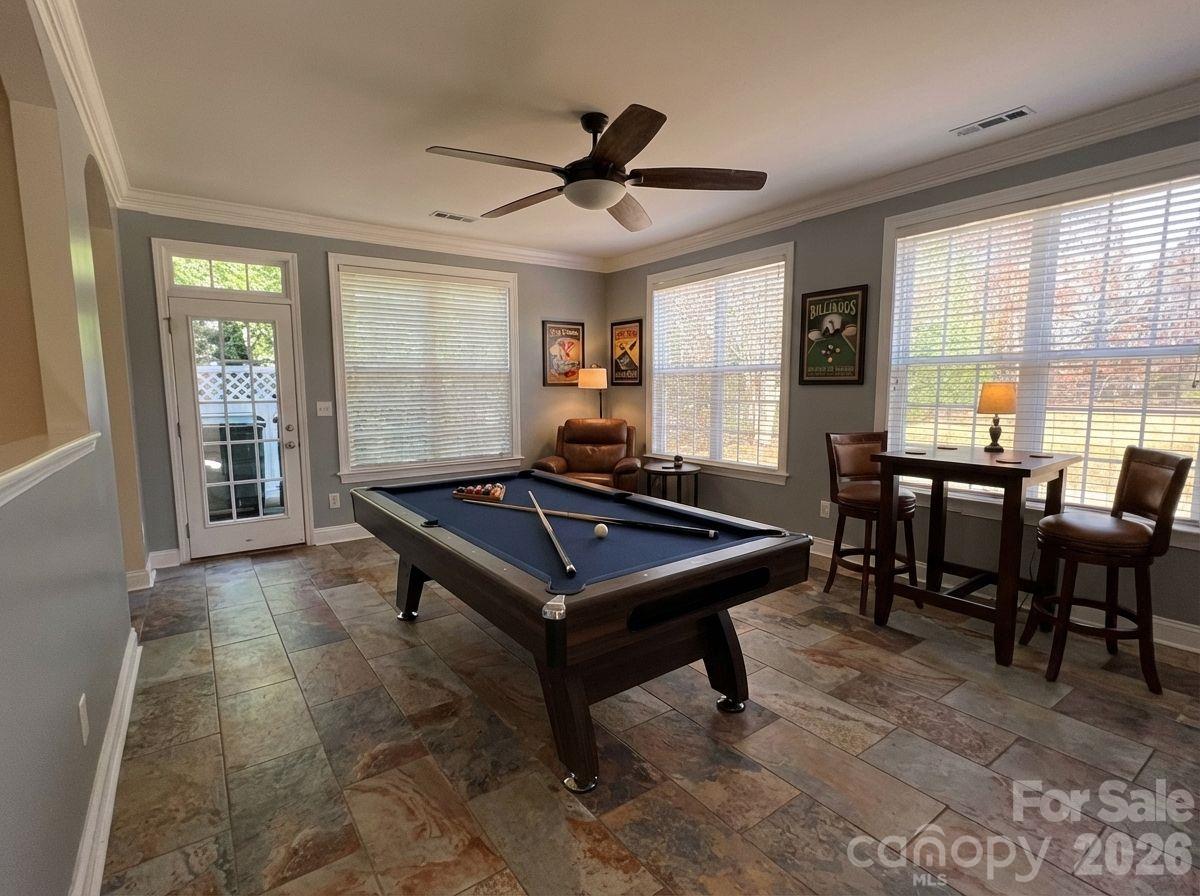 Virtually Staged as Game Room - 107 Autumn Frost Avenue, Statesville
