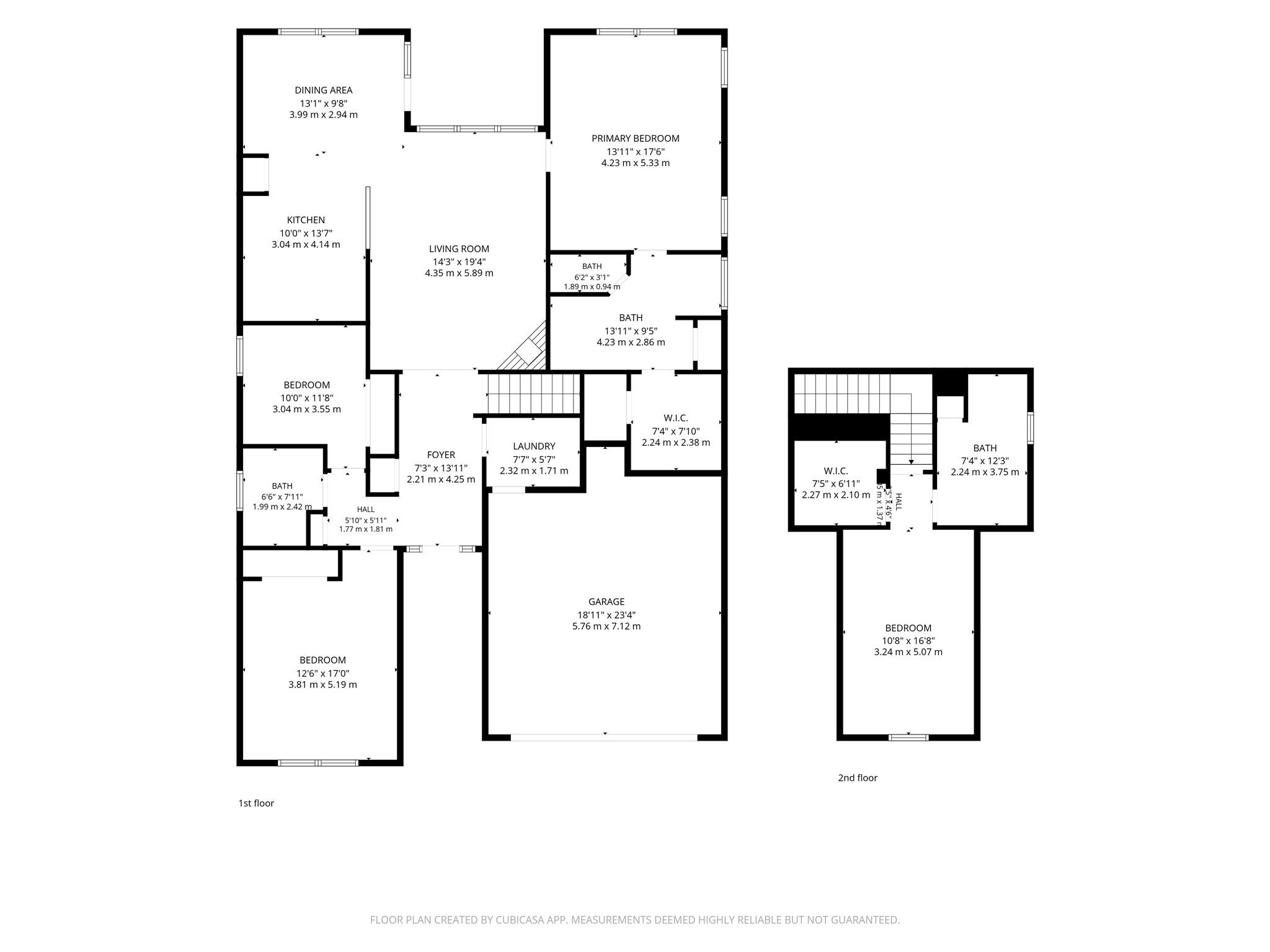 Floor Plan both levels - 2001 Blackberry Lane, Lancaster