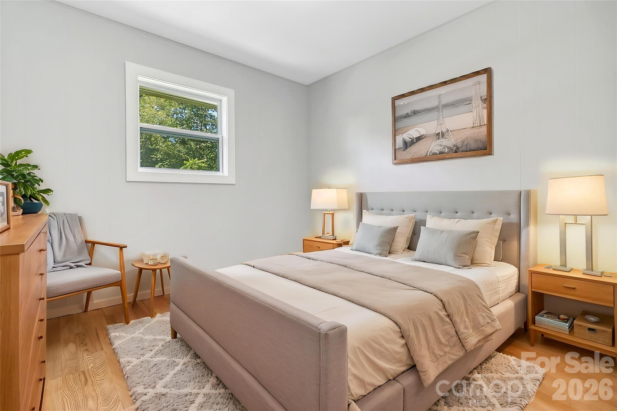 virtually staged 2nd bedroom - 25 Hickory Tree Road, Asheville