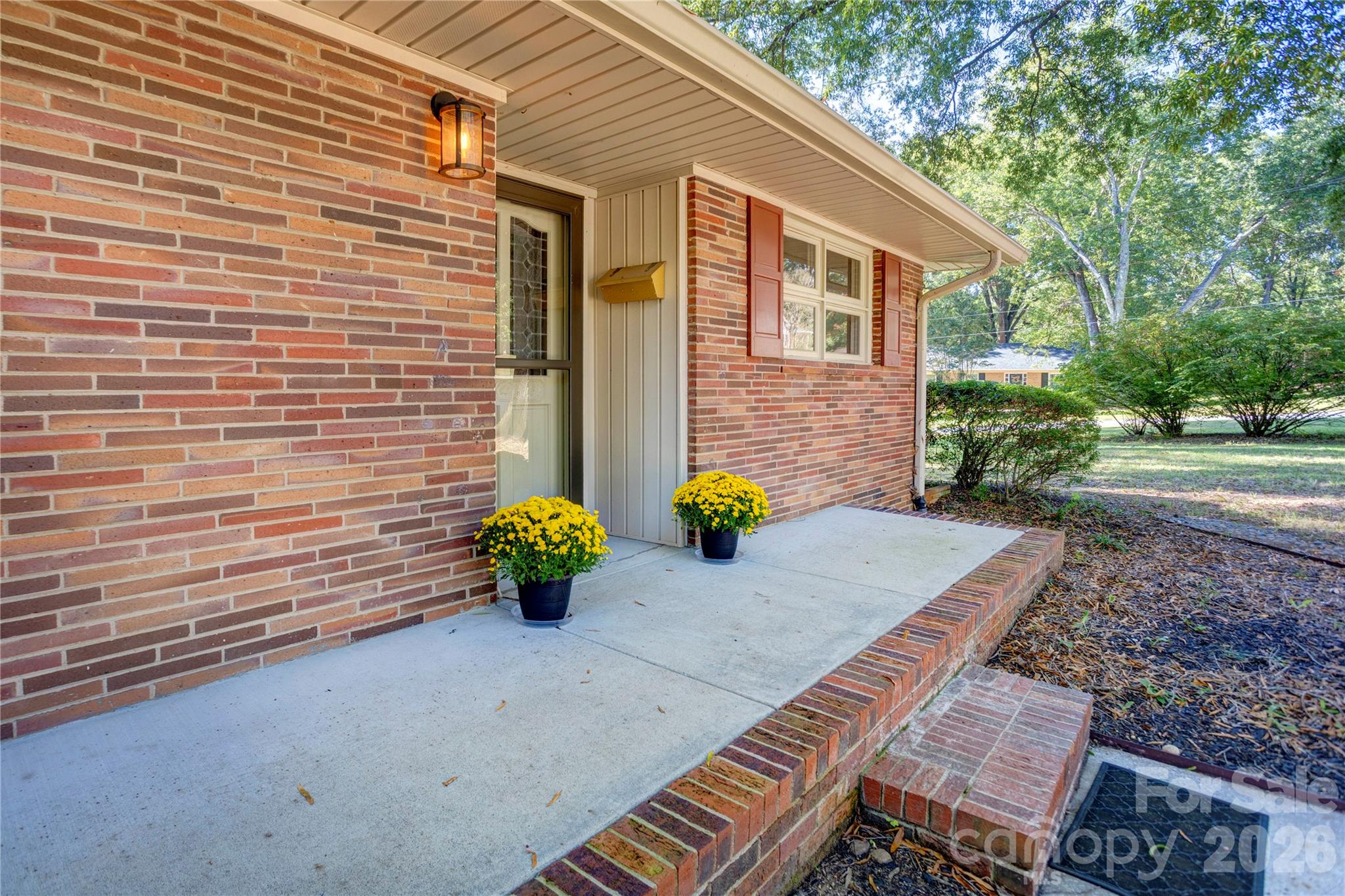 Side porch entry - 688 Grandview Drive NE, Concord